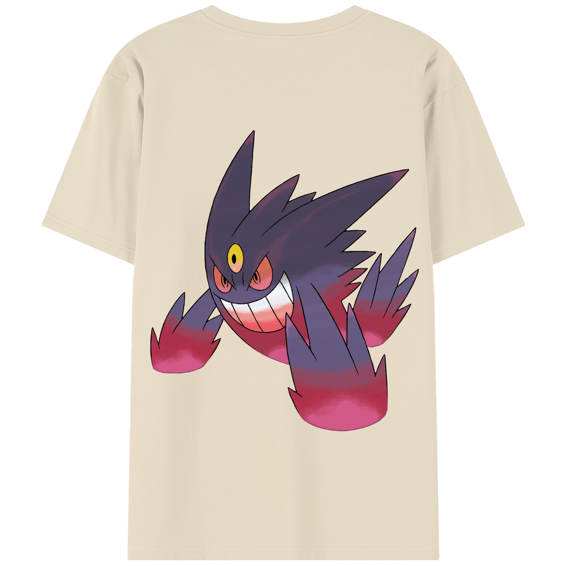 （画像用） ポケットモンスター Pokémon 綿100％半袖Tシャツ（背面プリント）