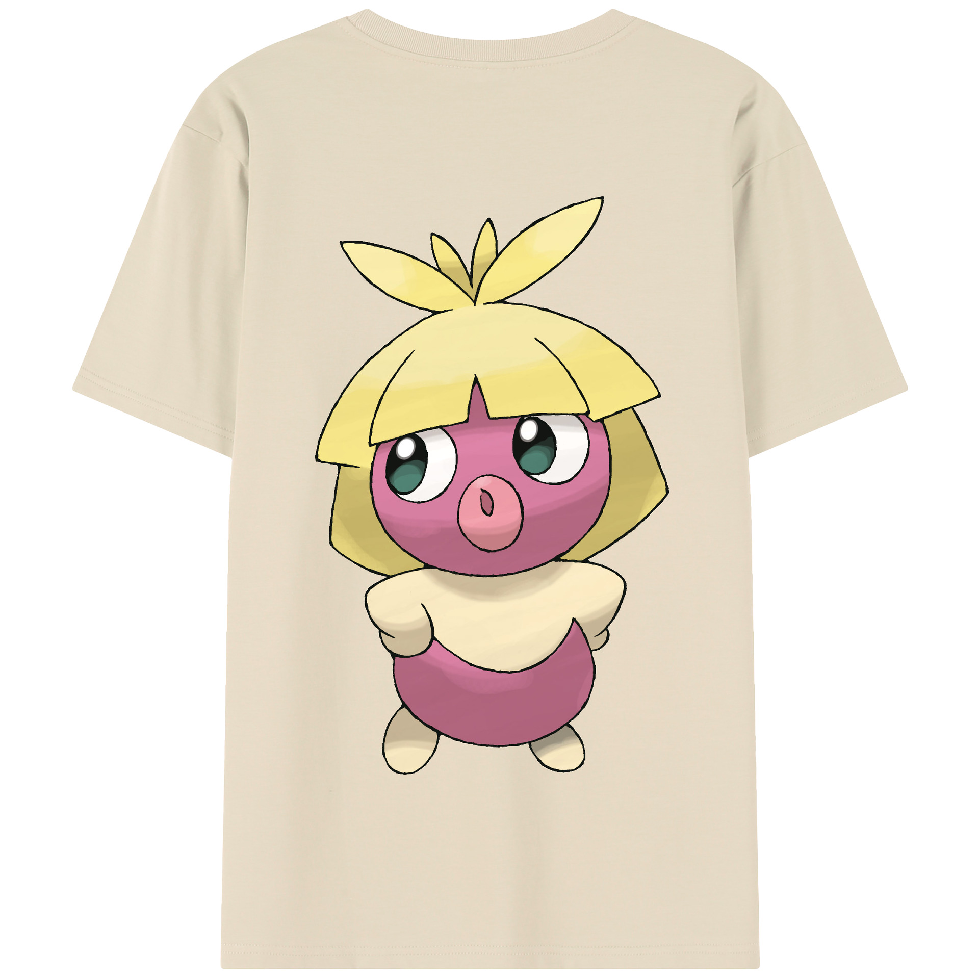 （画像用） ポケットモンスター Pokémon 綿100％半袖Tシャツ（背面プリント）