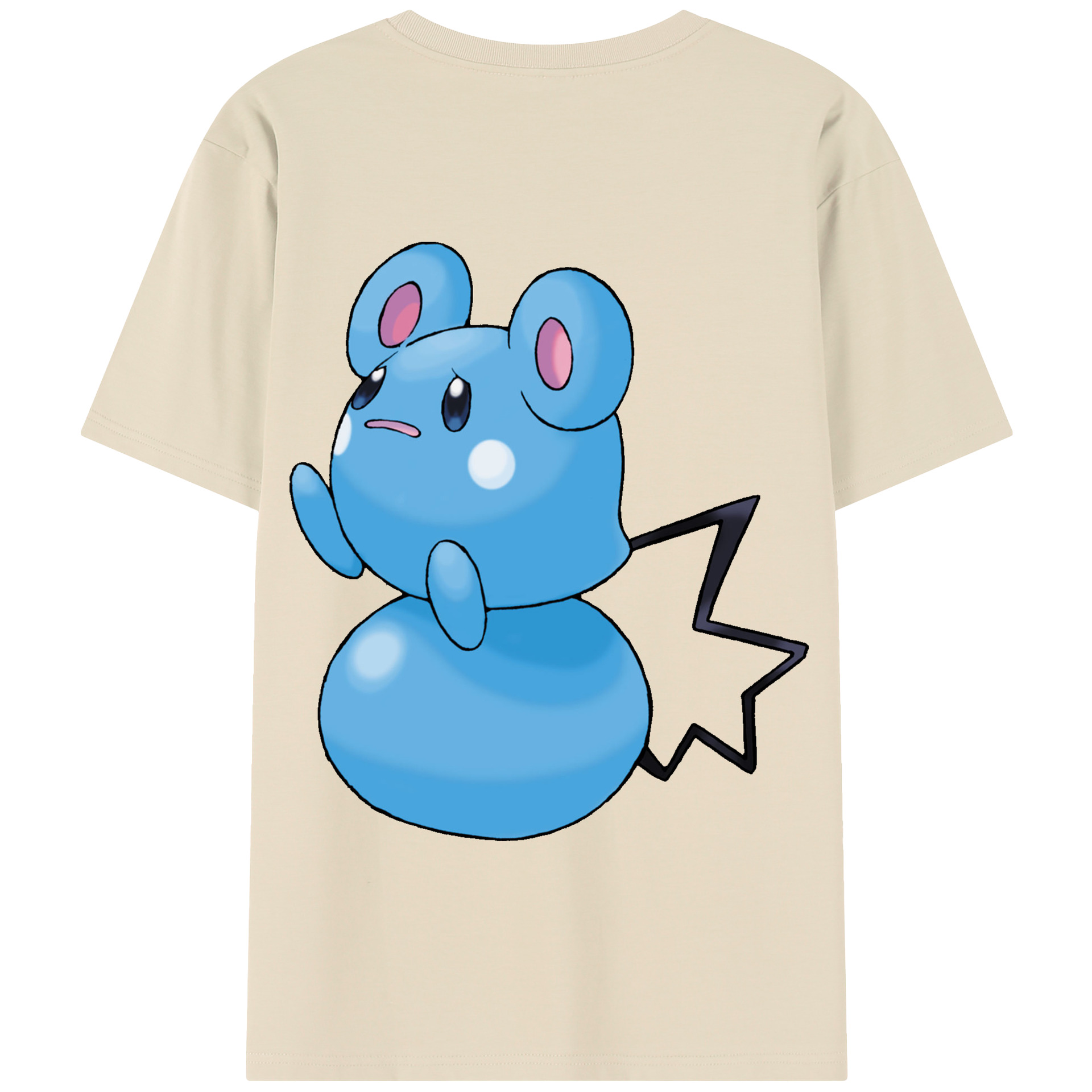 （画像用） ポケットモンスター Pokémon 綿100％半袖Tシャツ（背面プリント）