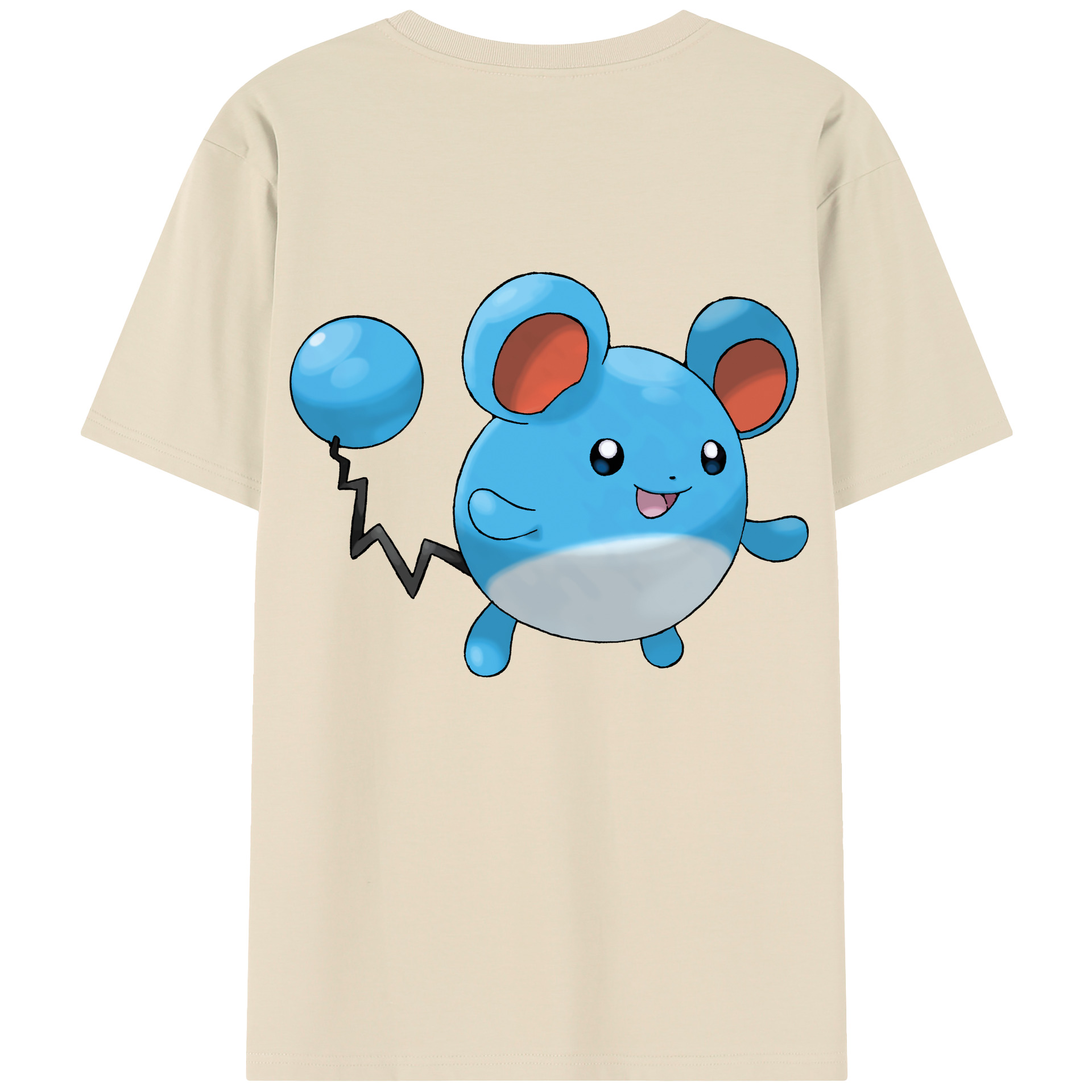 （画像用） ポケットモンスター Pokémon 綿100％半袖Tシャツ（背面プリント）