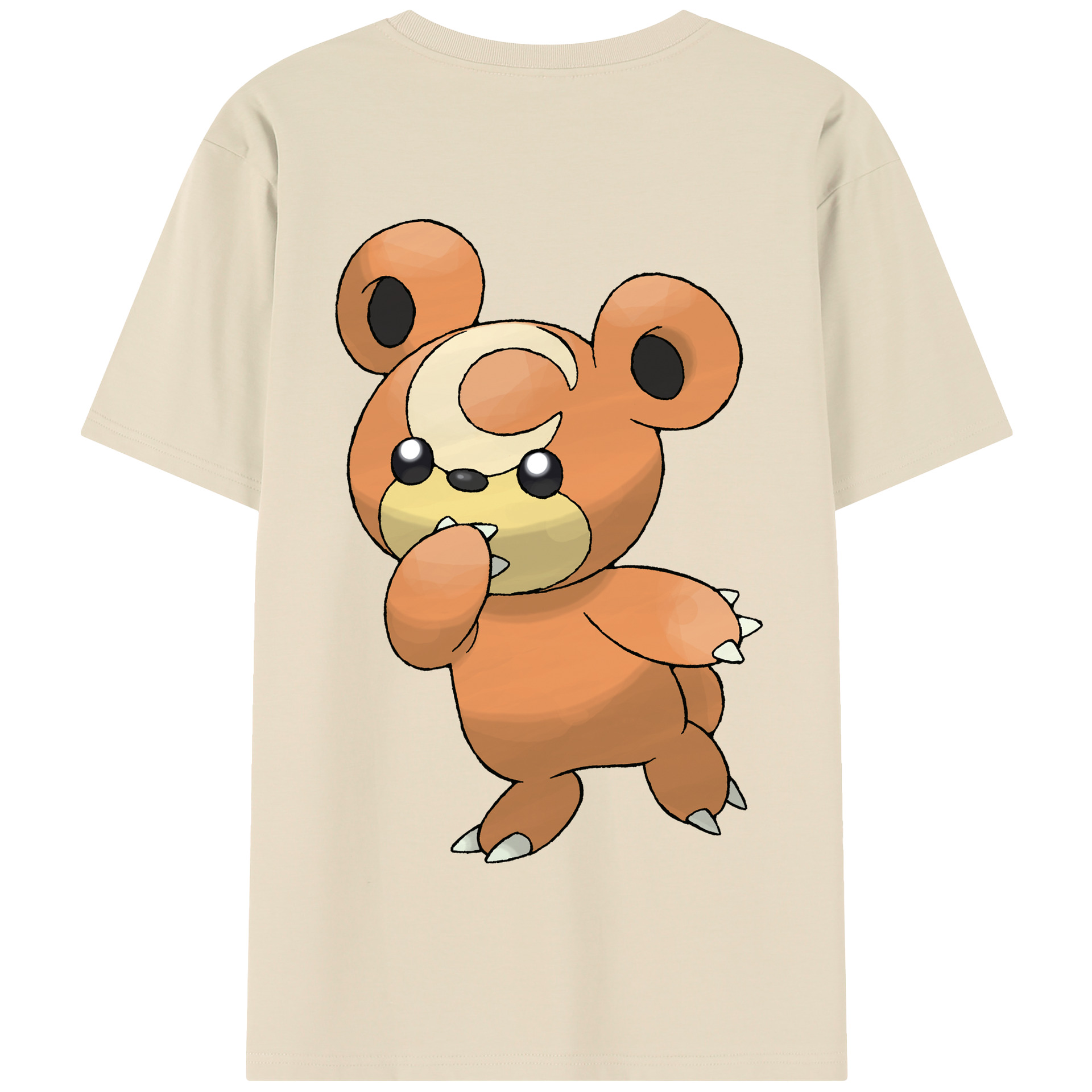 （画像用） ポケットモンスター Pokémon 綿100％半袖Tシャツ（背面プリント）