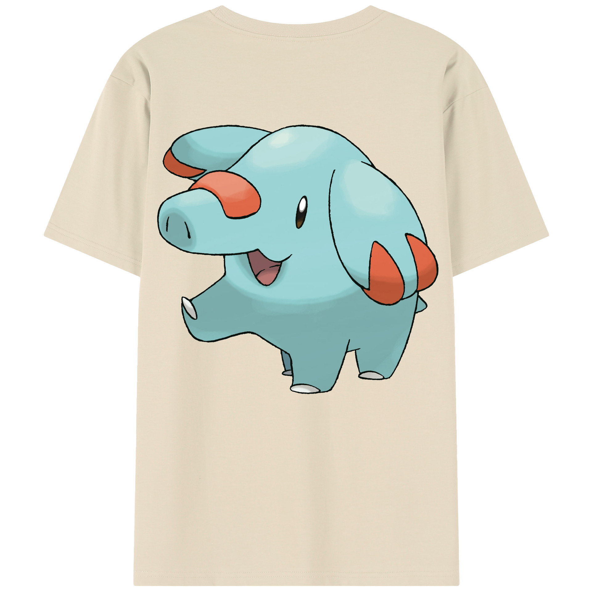（画像用） ポケットモンスター Pokémon 綿100％半袖Tシャツ（背面プリント）