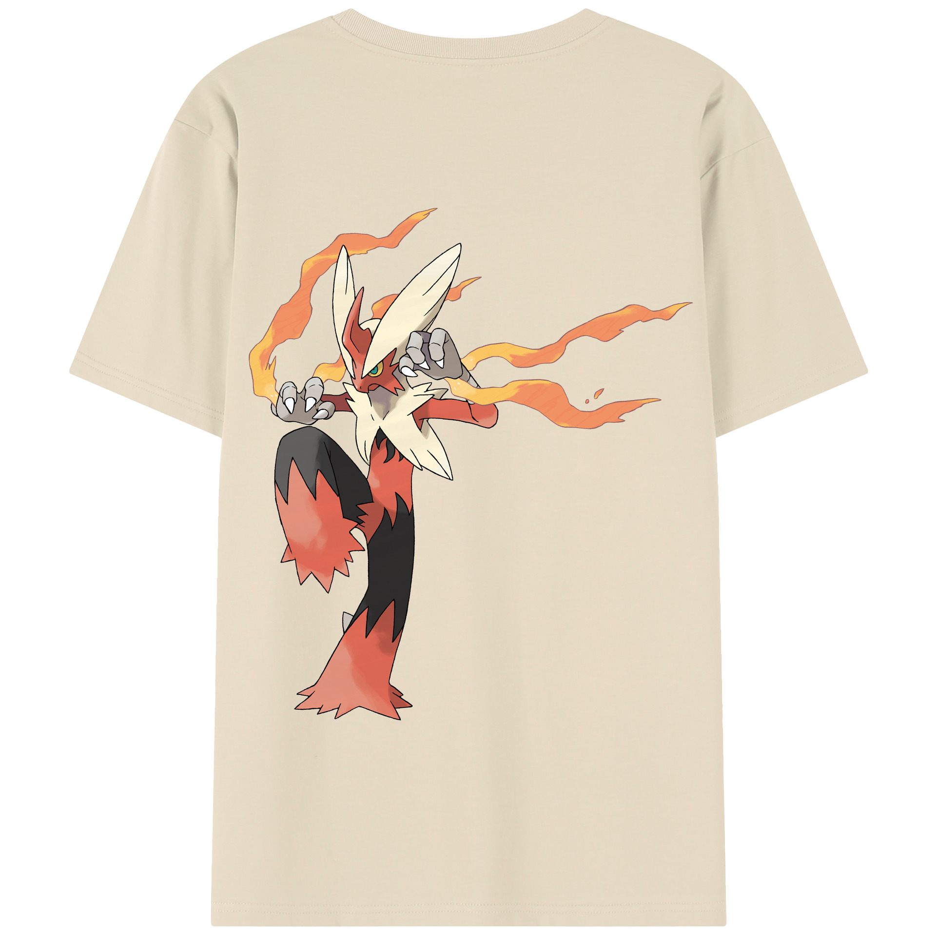 （画像用） ポケットモンスター Pokémon 綿100％半袖Tシャツ（背面プリント）