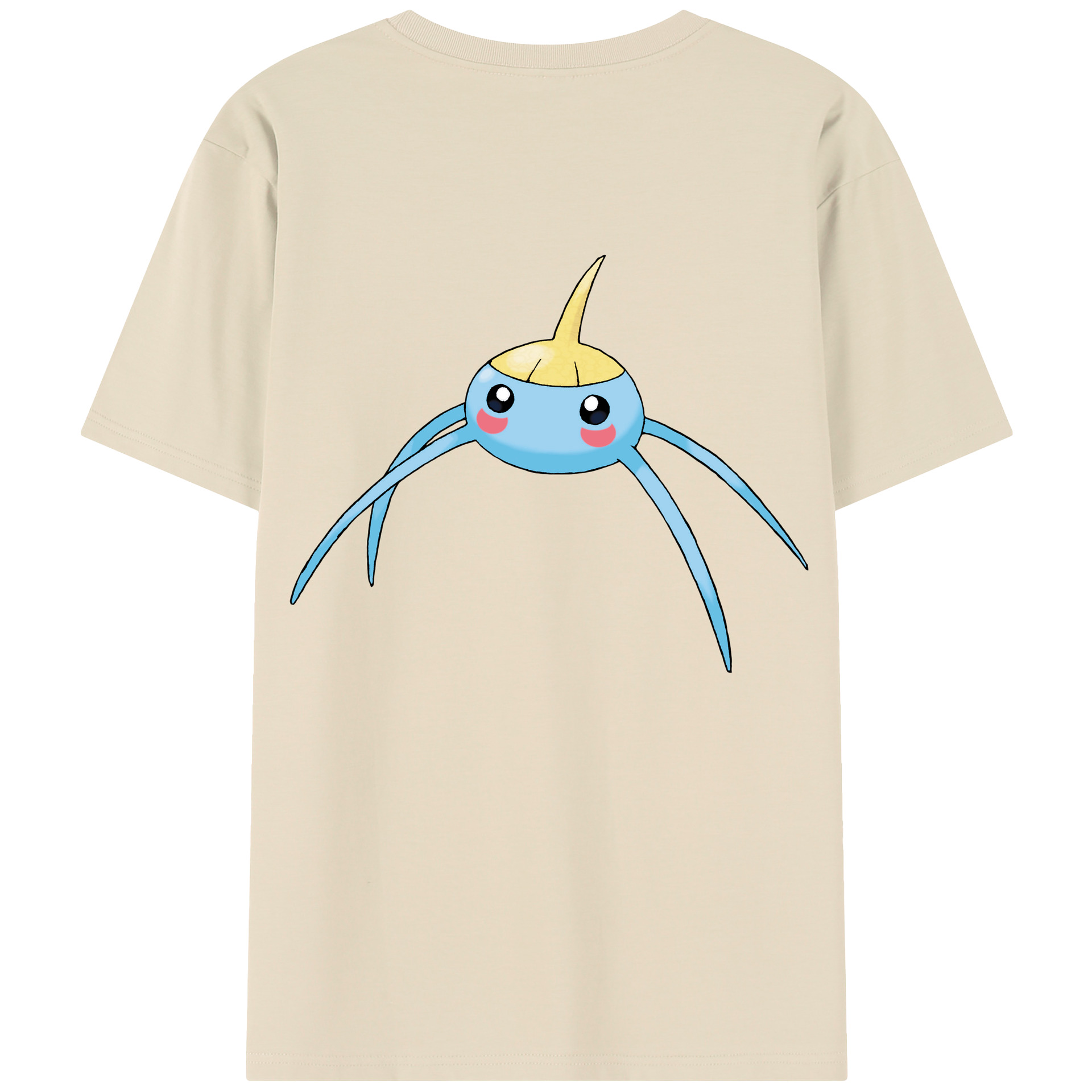 （画像用） ポケットモンスター Pokémon 綿100％半袖Tシャツ（背面プリント）