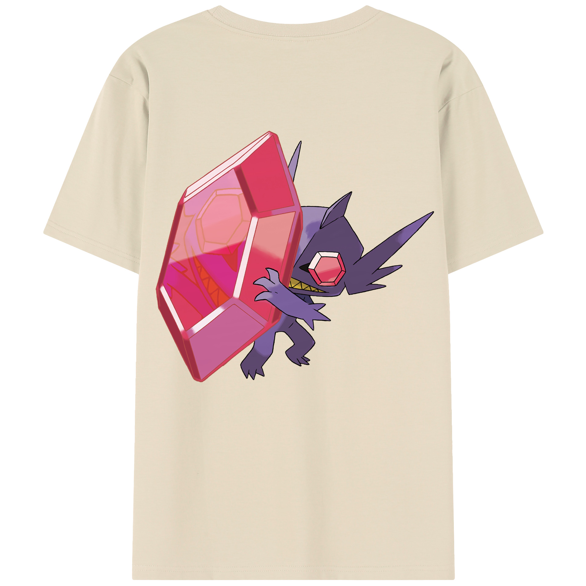 （画像用） ポケットモンスター Pokémon 綿100％半袖Tシャツ（背面プリント）