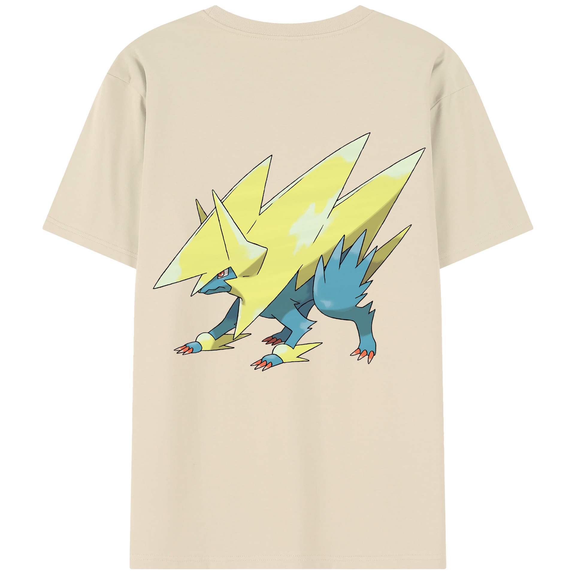 （画像用） ポケットモンスター Pokémon 綿100％半袖Tシャツ（背面プリント）
