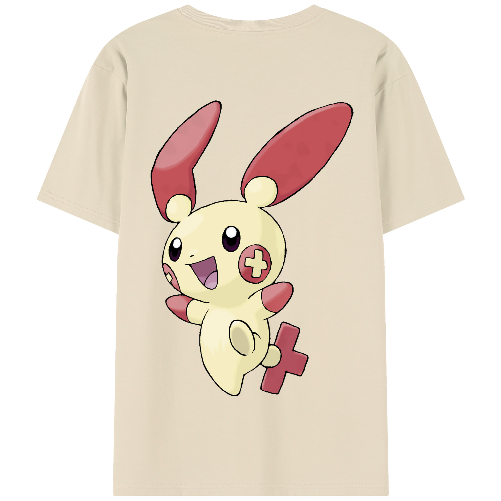 （画像用） ポケットモンスター Pokémon 綿100％半袖Tシャツ（背面プリント）