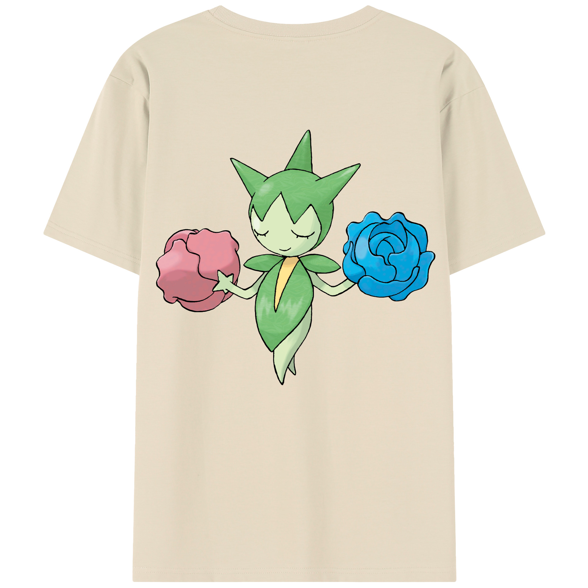 （画像用） ポケットモンスター Pokémon 綿100％半袖Tシャツ（背面プリント）