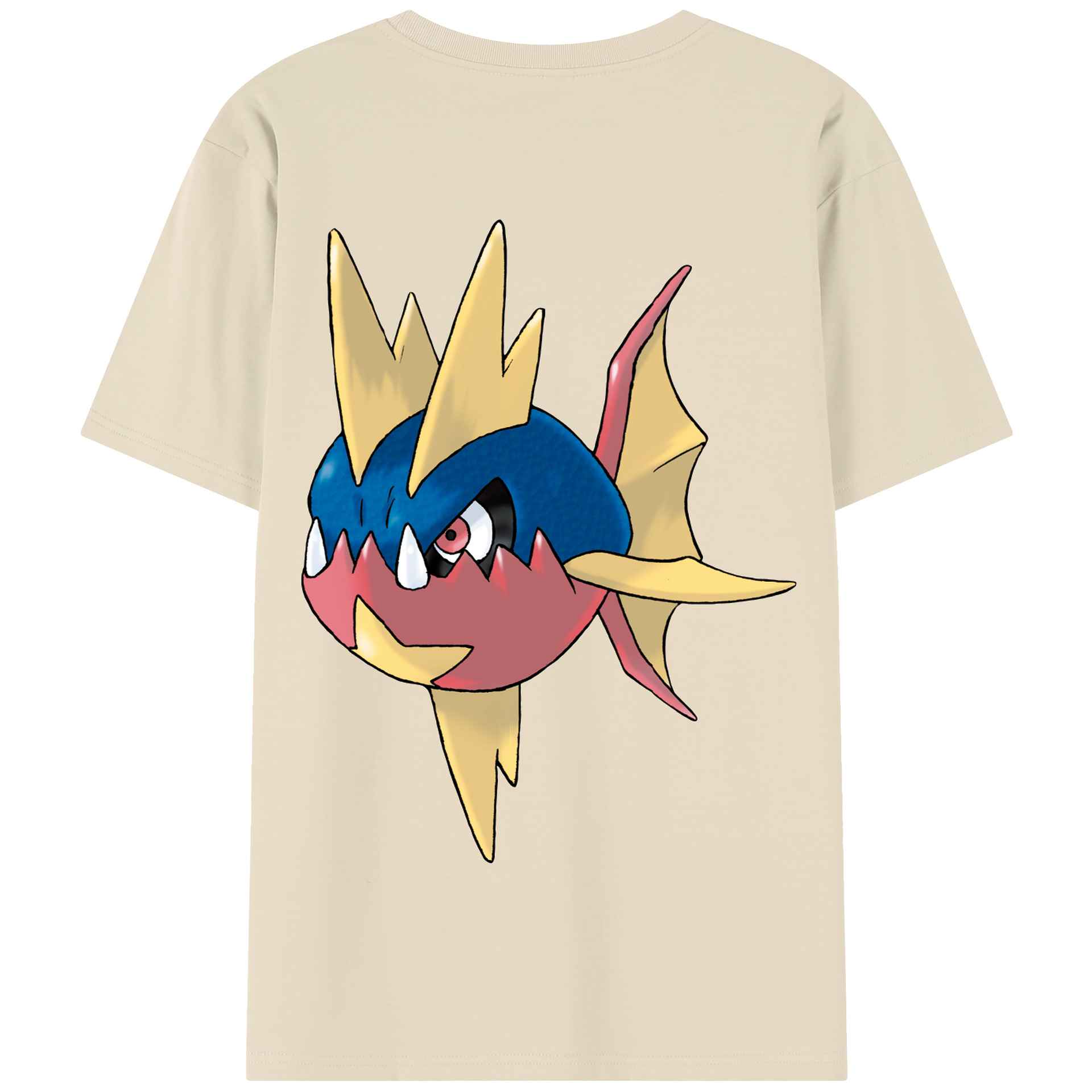（画像用） ポケットモンスター Pokémon 綿100％半袖Tシャツ（背面プリント）