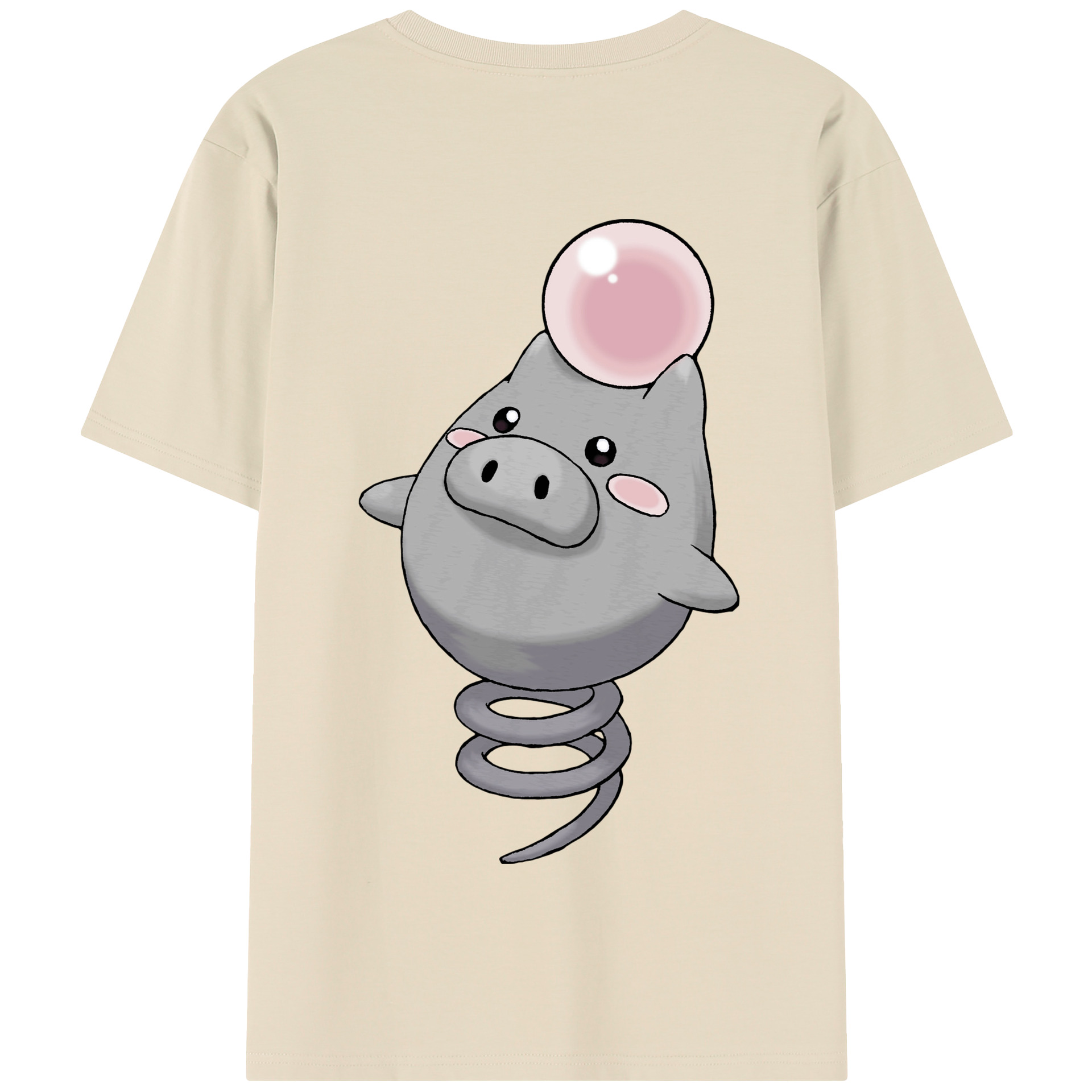 （画像用） ポケットモンスター Pokémon 綿100％半袖Tシャツ（背面プリント）