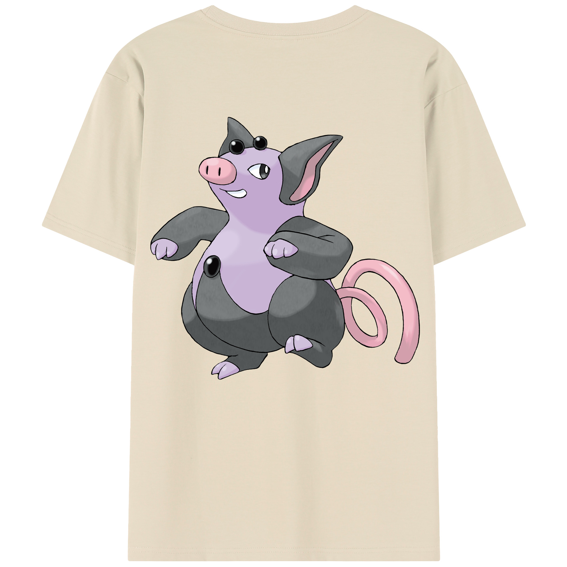 （画像用） ポケットモンスター Pokémon 綿100％半袖Tシャツ（背面プリント）