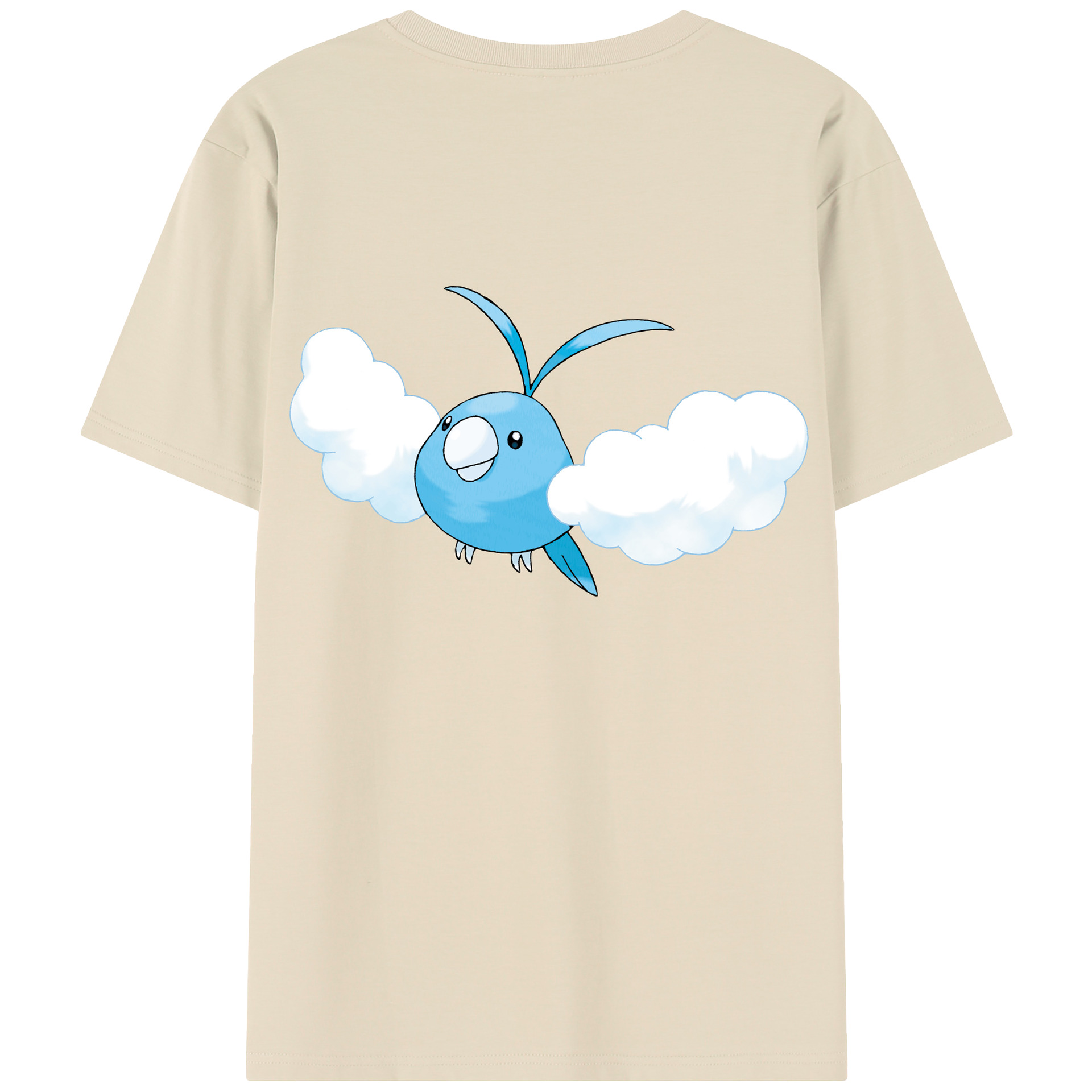 （画像用） ポケットモンスター Pokémon 綿100％半袖Tシャツ（背面プリント）