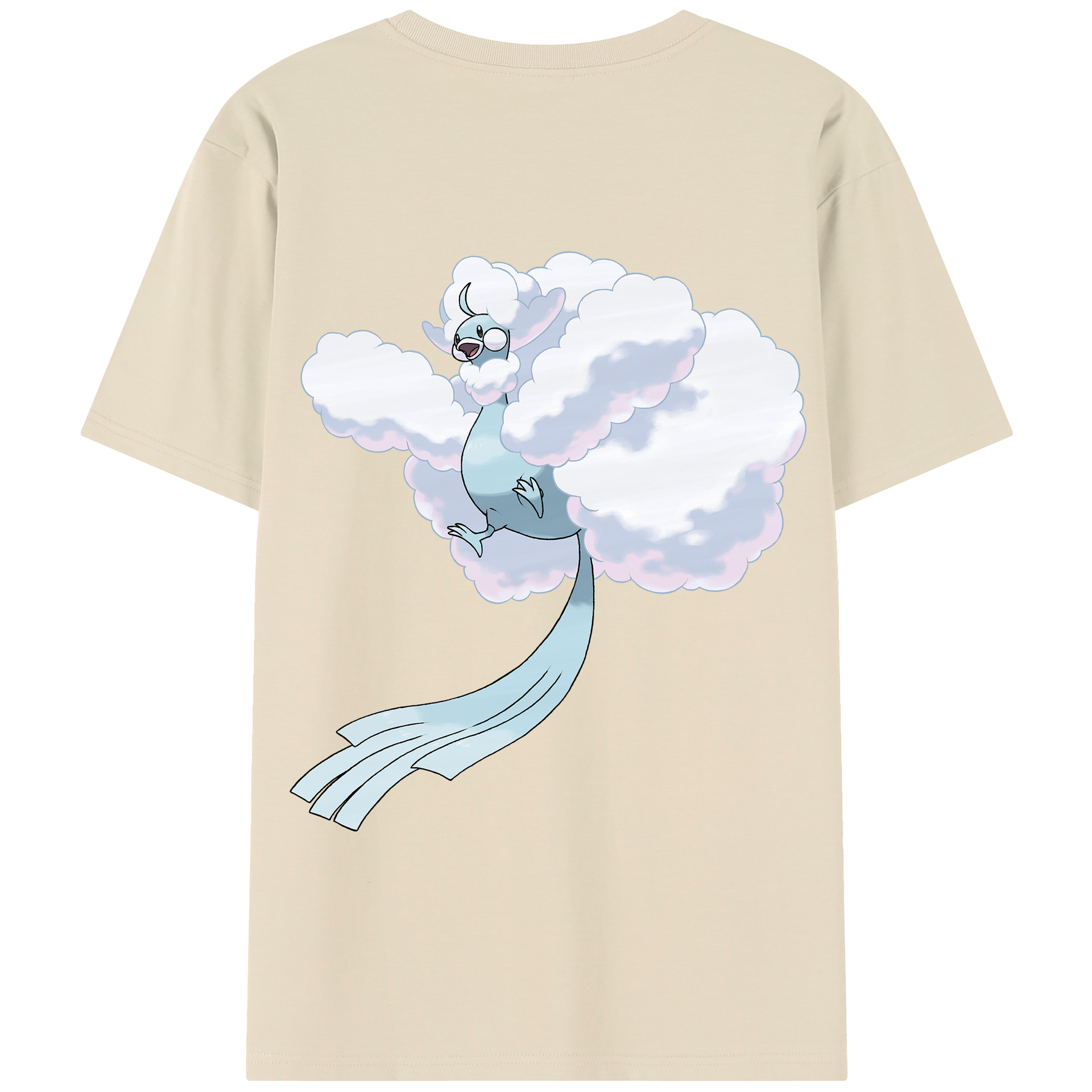 （画像用） ポケットモンスター Pokémon 綿100％半袖Tシャツ（背面プリント）