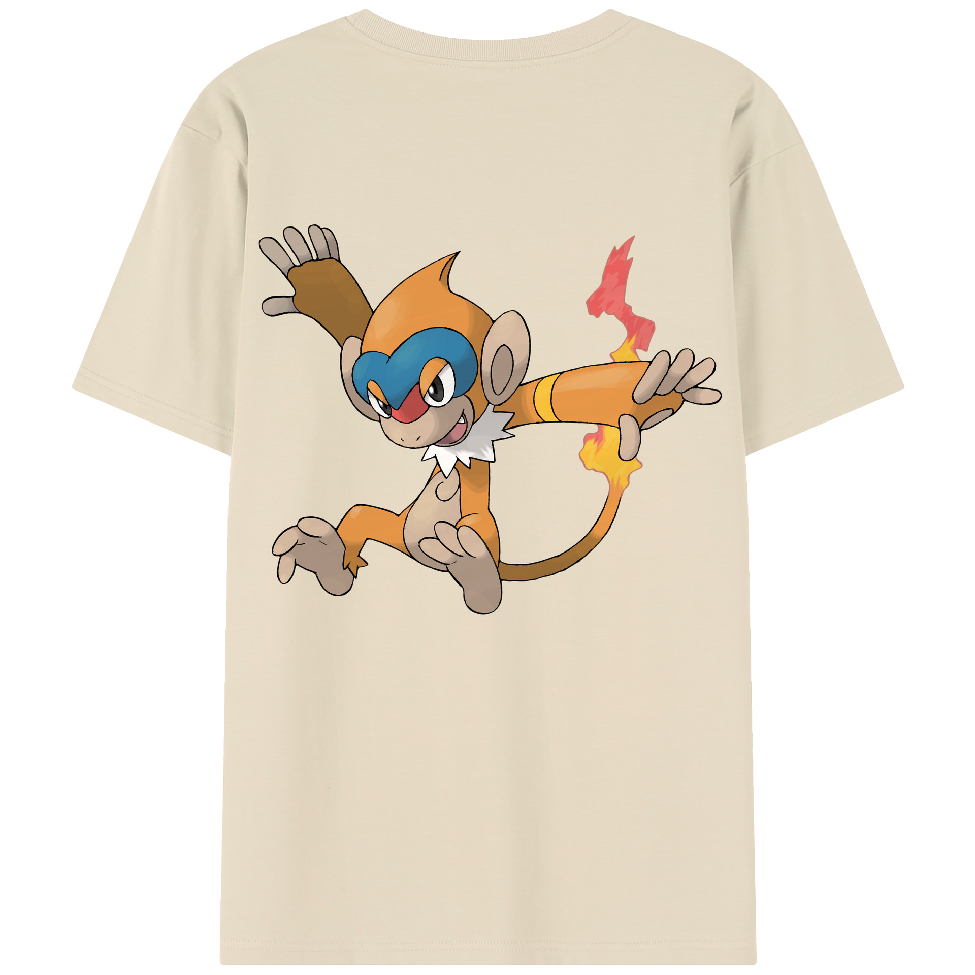 （画像用） ポケットモンスター Pokémon 綿100％半袖Tシャツ（背面プリント）