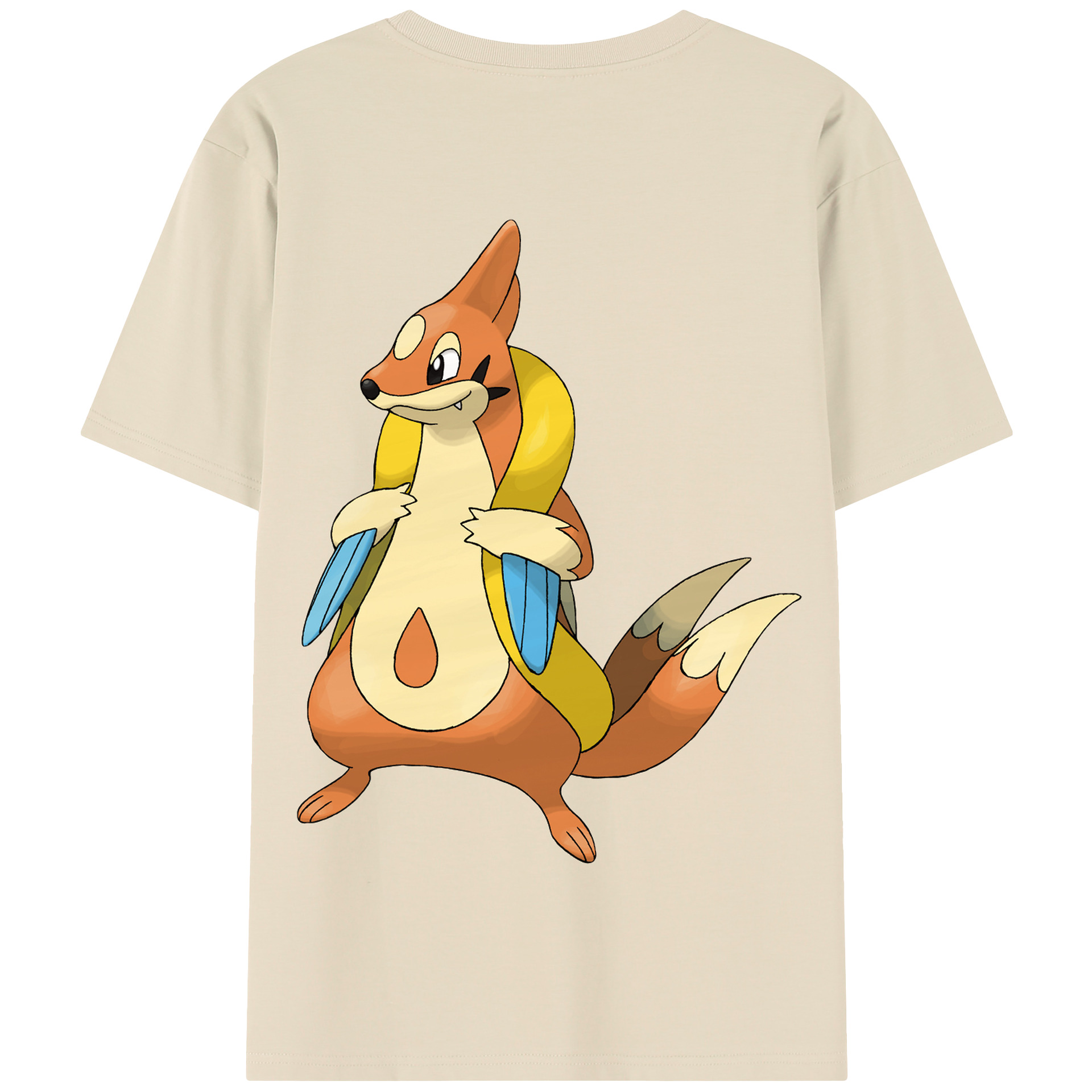 （画像用） ポケットモンスター Pokémon 綿100％半袖Tシャツ（背面プリント）