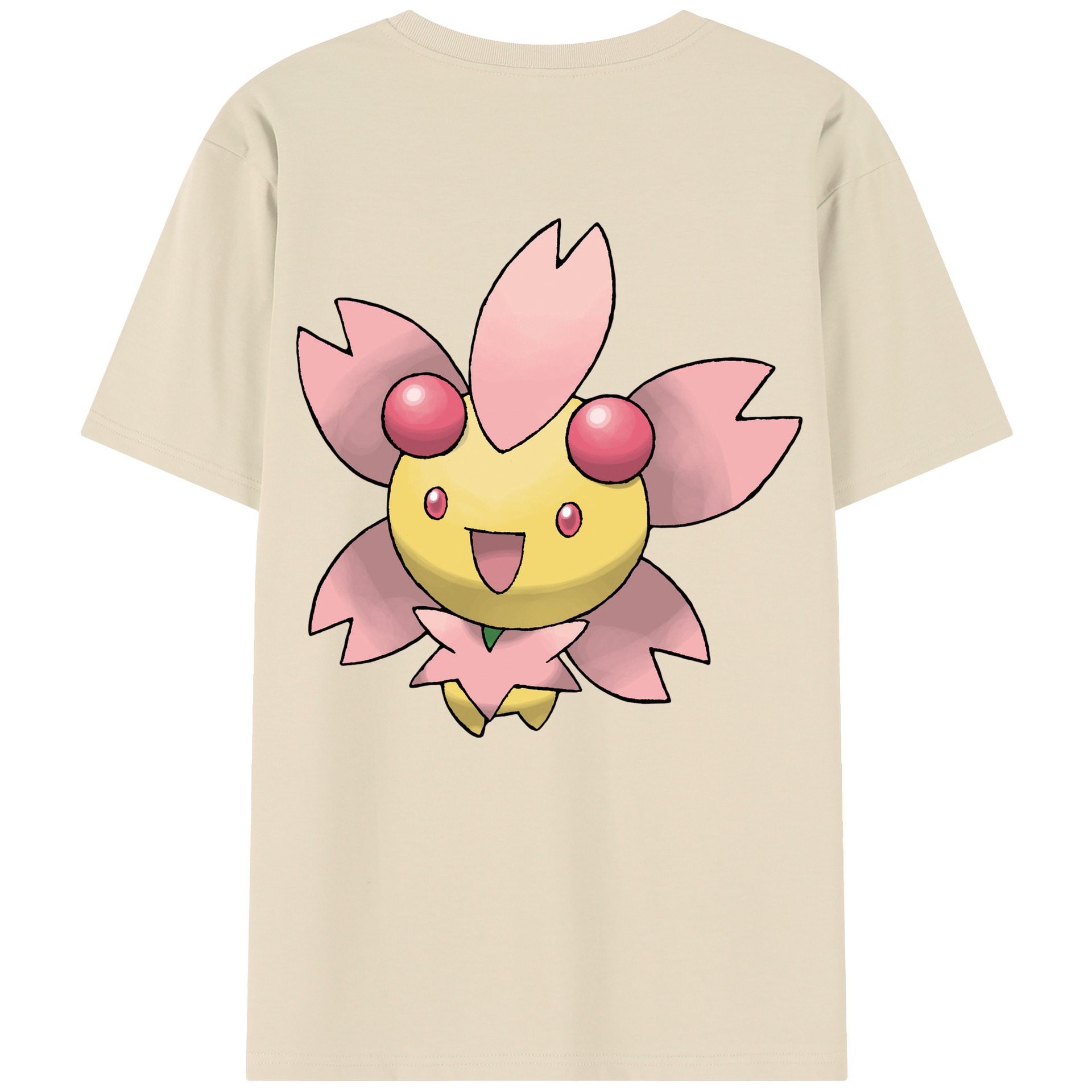 （画像用） ポケットモンスター Pokémon 綿100％半袖Tシャツ（背面プリント）