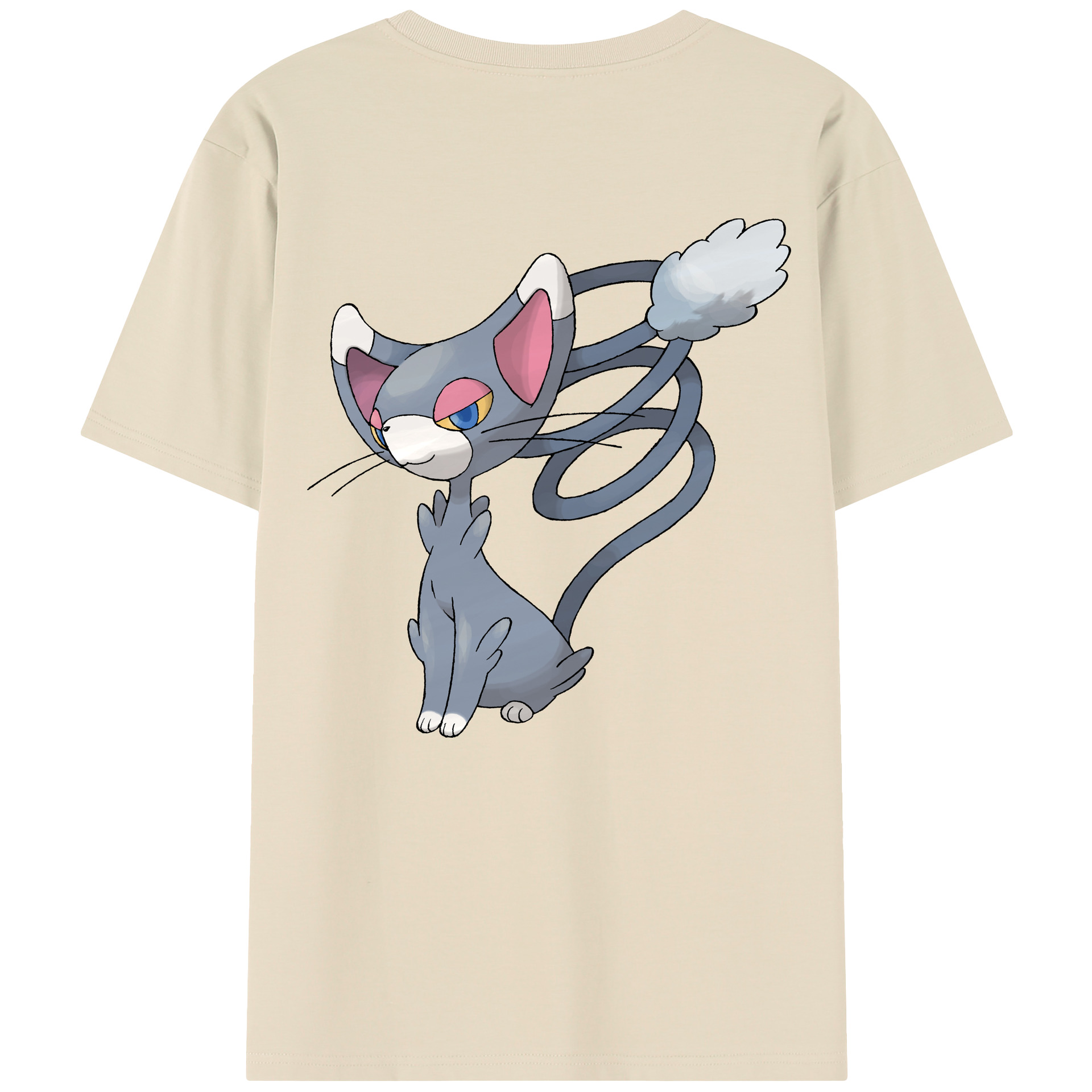 （画像用） ポケットモンスター Pokémon 綿100％半袖Tシャツ（背面プリント）
