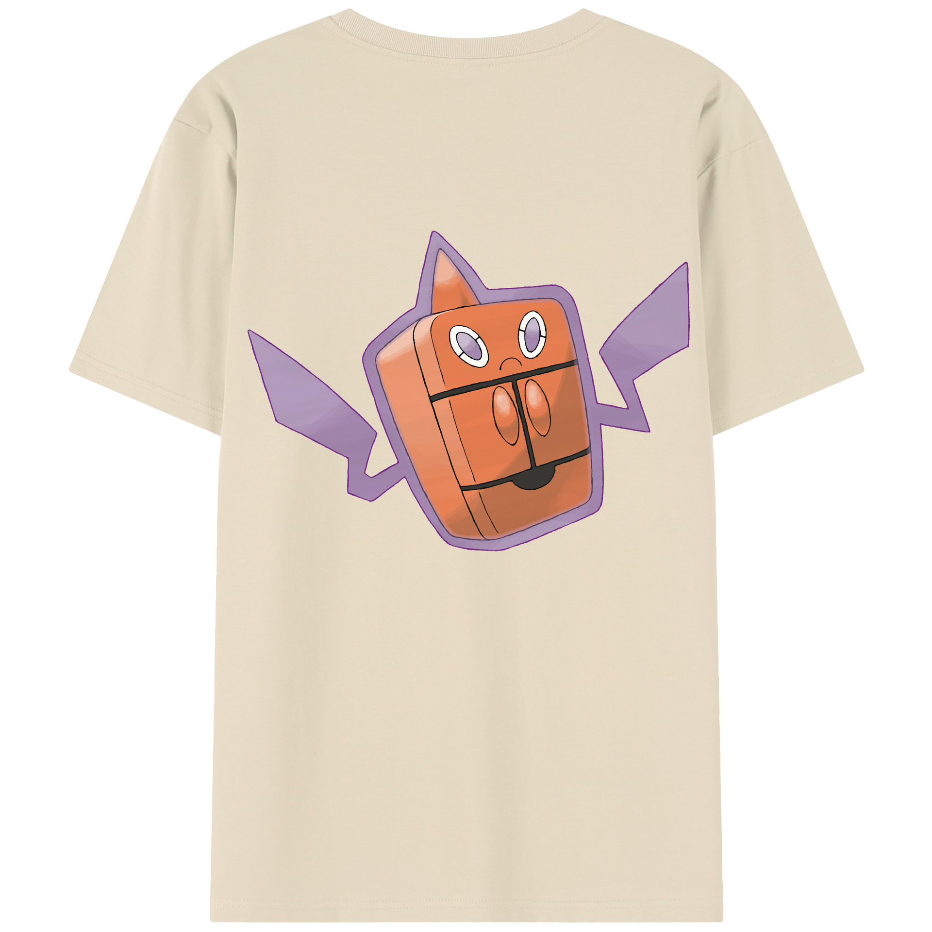 （画像用） ポケットモンスター Pokémon 綿100％半袖Tシャツ（背面プリント）