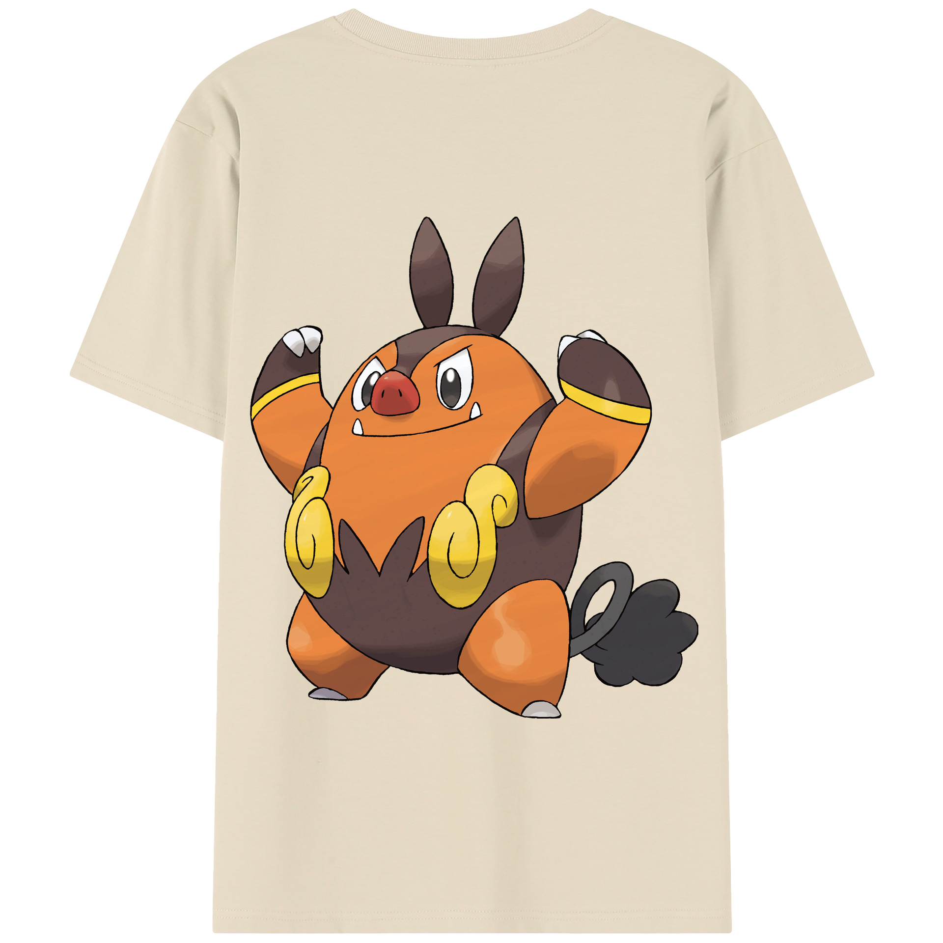 （画像用） ポケットモンスター Pokémon 綿100％半袖Tシャツ（背面プリント）