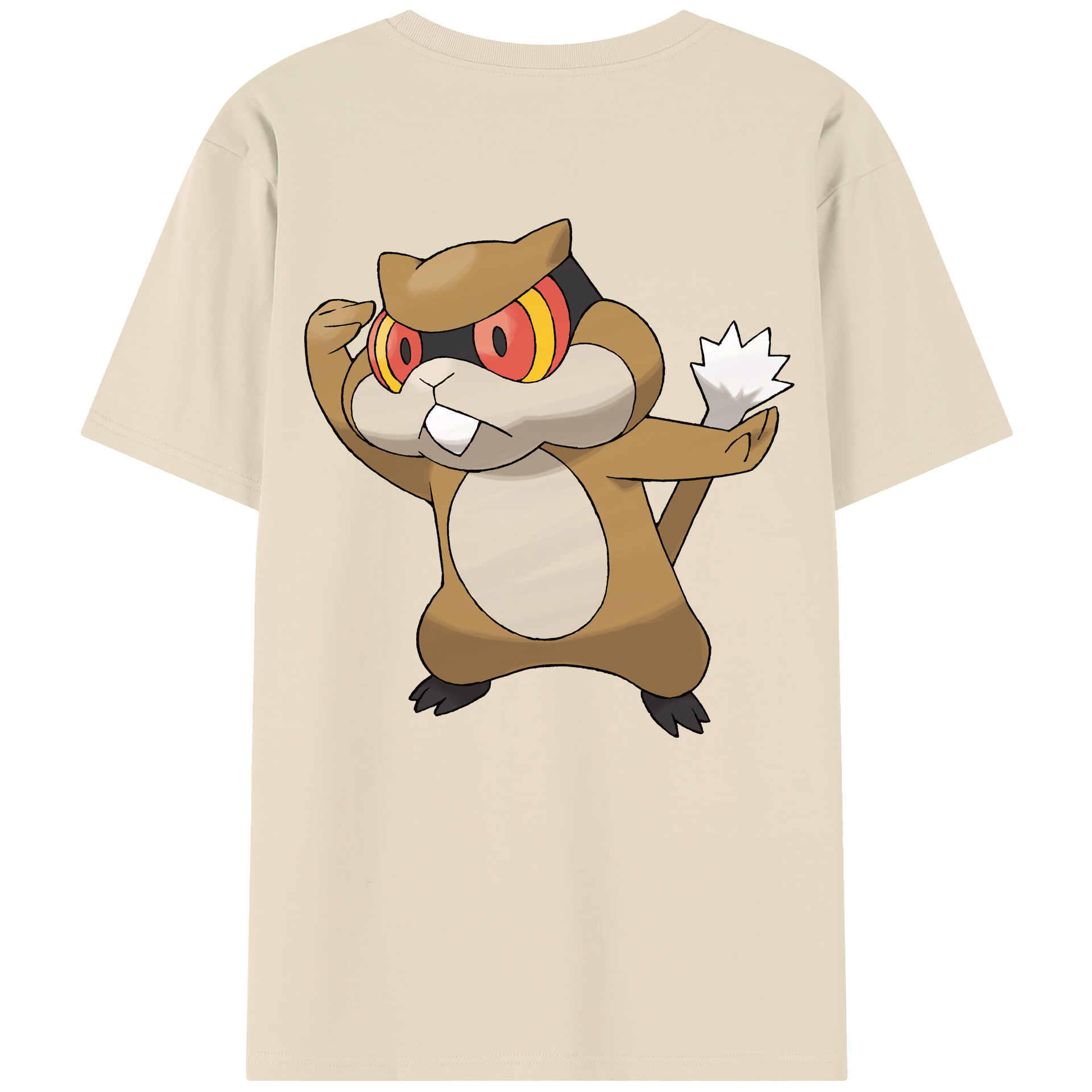 （画像用） ポケットモンスター Pokémon 綿100％半袖Tシャツ（背面プリント）