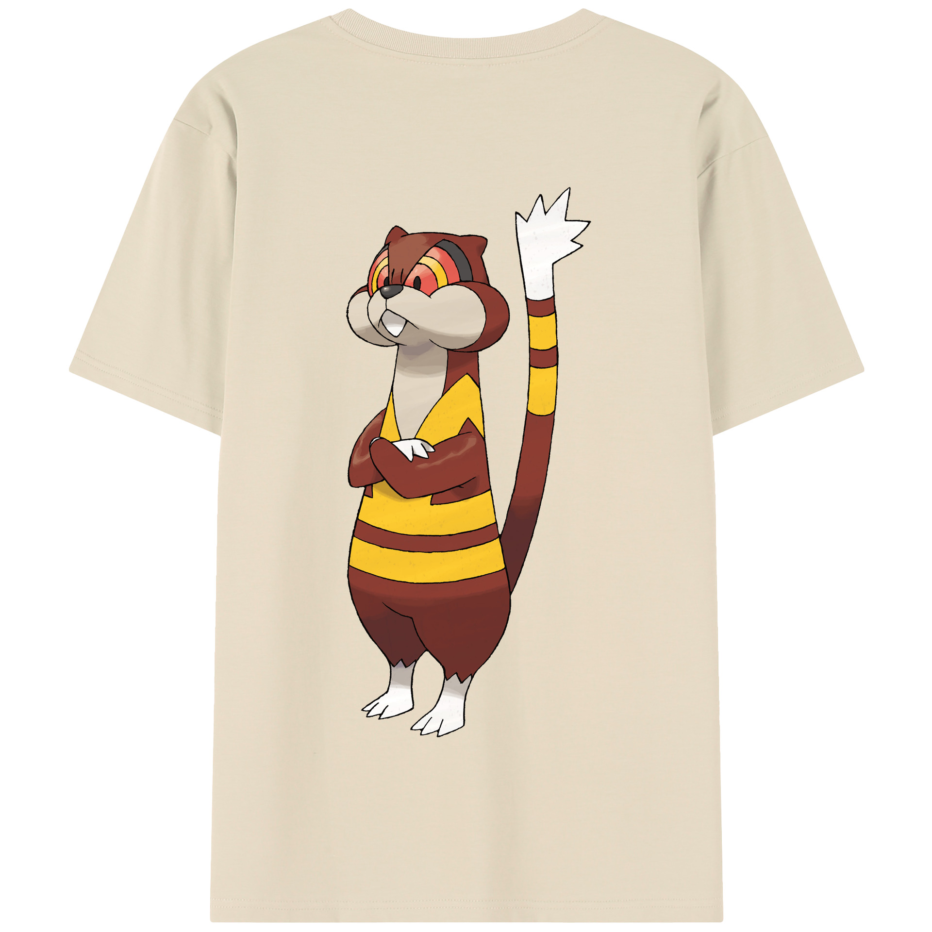 （画像用） ポケットモンスター Pokémon 綿100％半袖Tシャツ（背面プリント）
