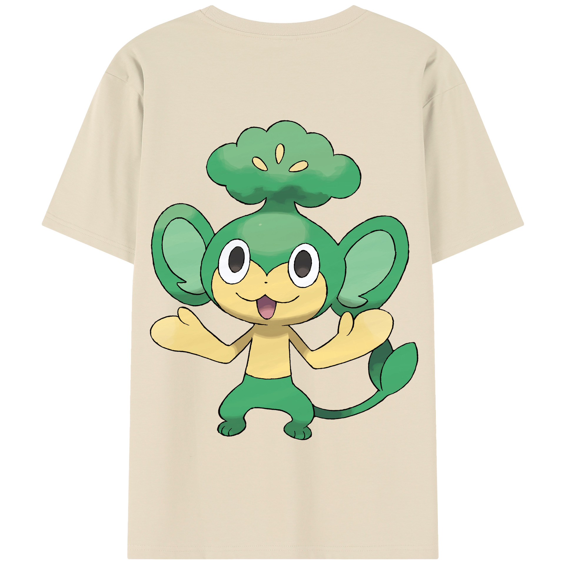 （画像用） ポケットモンスター Pokémon 綿100％半袖Tシャツ（背面プリント）
