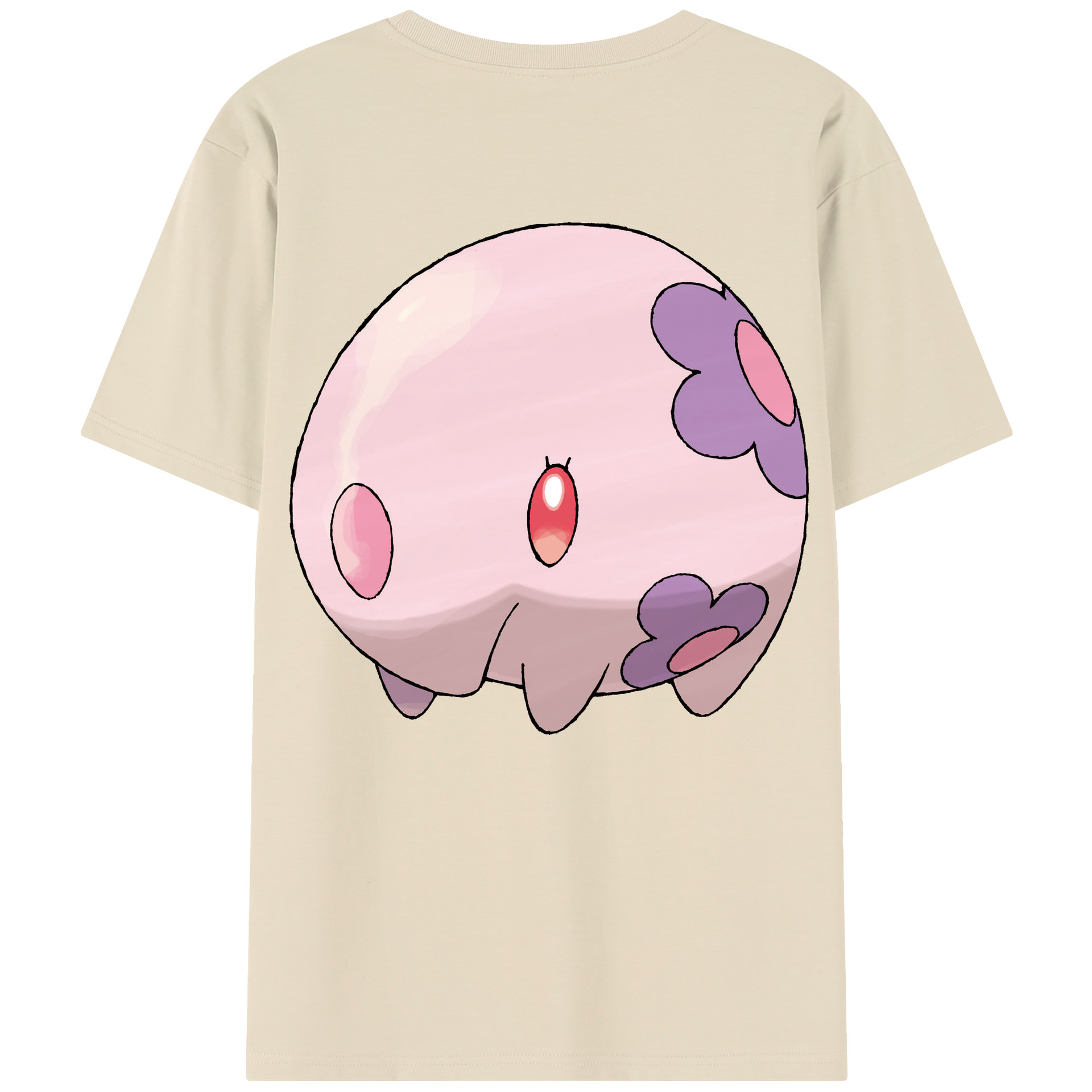 （画像用） ポケットモンスター Pokémon 綿100％半袖Tシャツ（背面プリント）