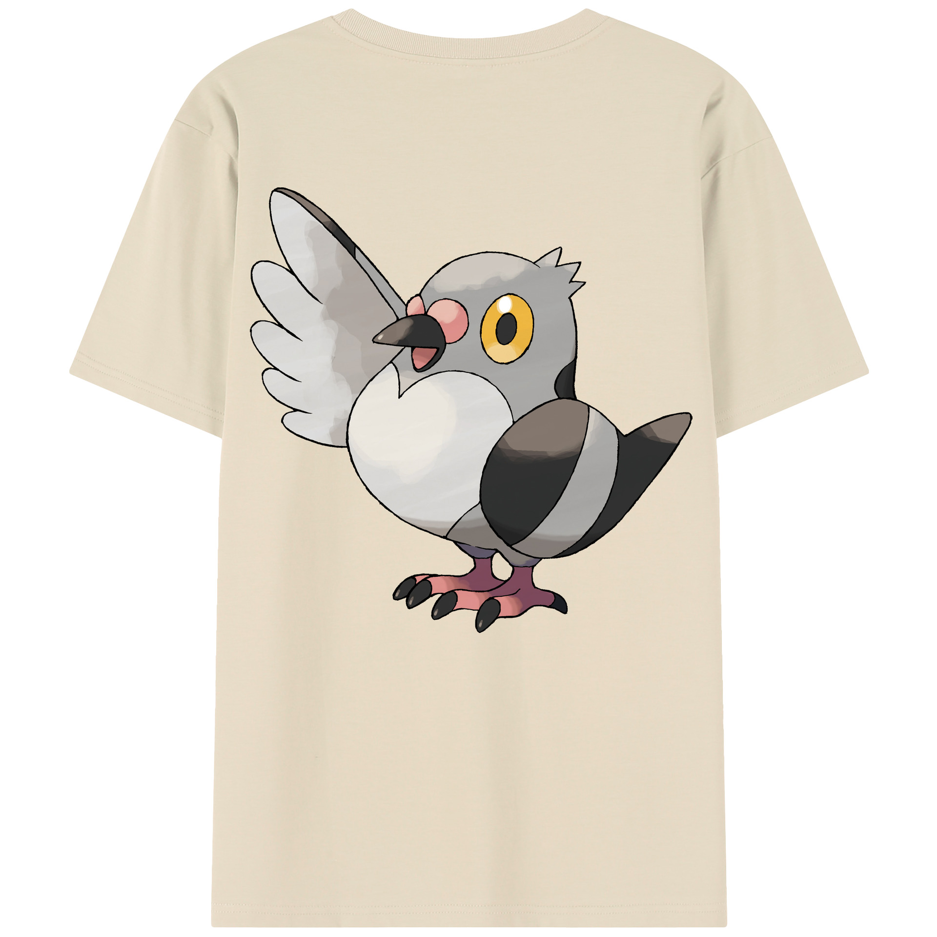 （画像用） ポケットモンスター Pokémon 綿100％半袖Tシャツ（背面プリント）