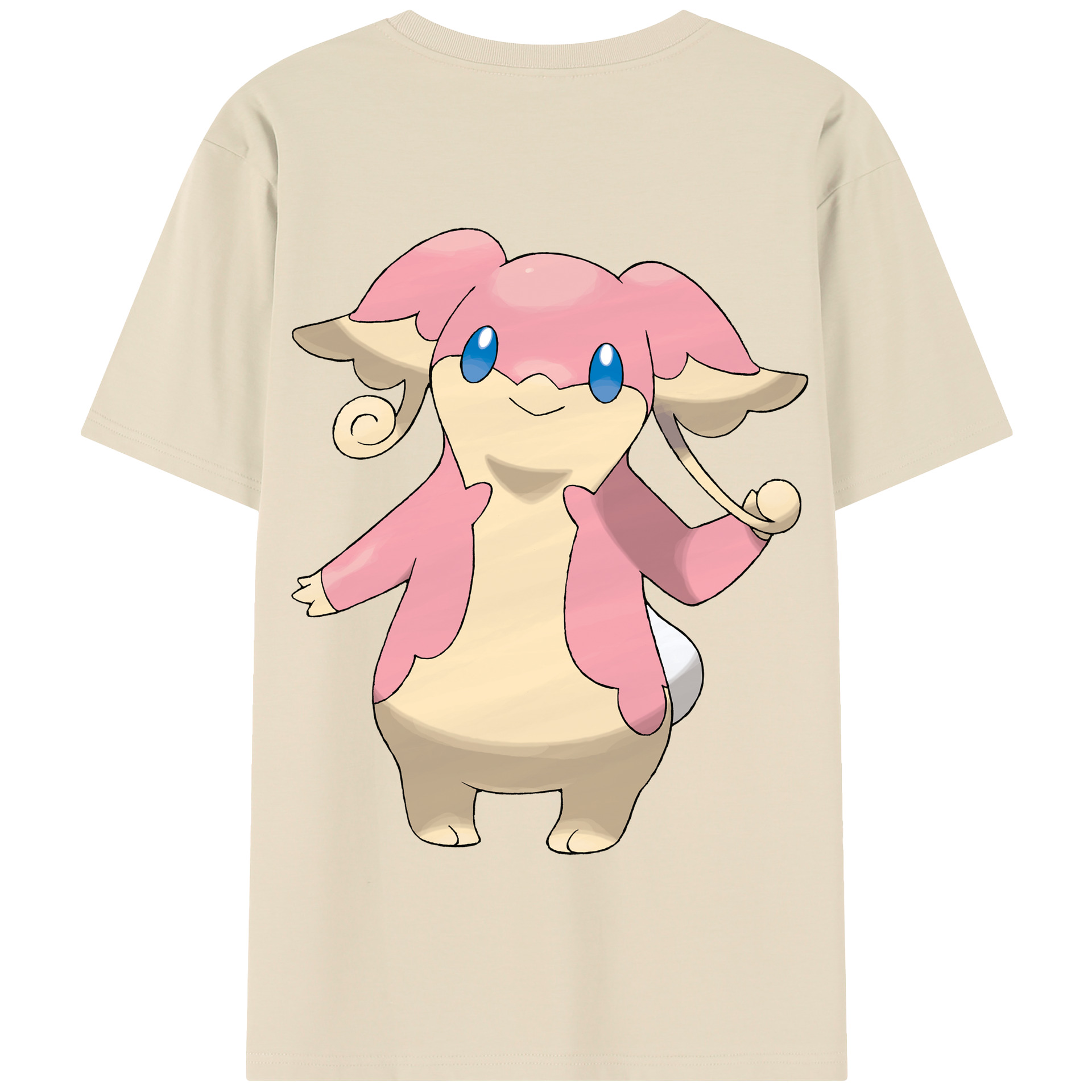 （画像用） ポケットモンスター Pokémon 綿100％半袖Tシャツ（背面プリント）