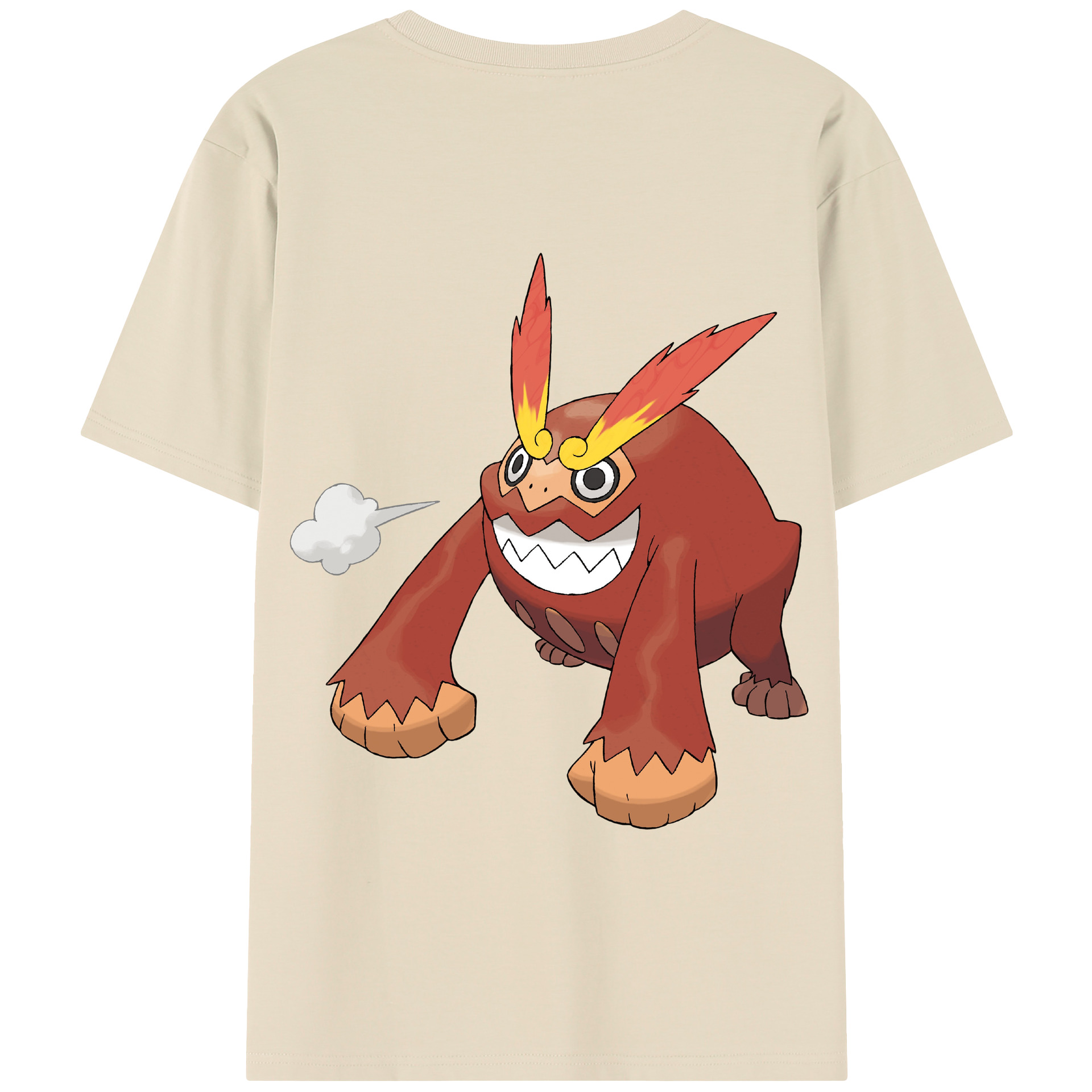（画像用） ポケットモンスター Pokémon 綿100％半袖Tシャツ（背面プリント）