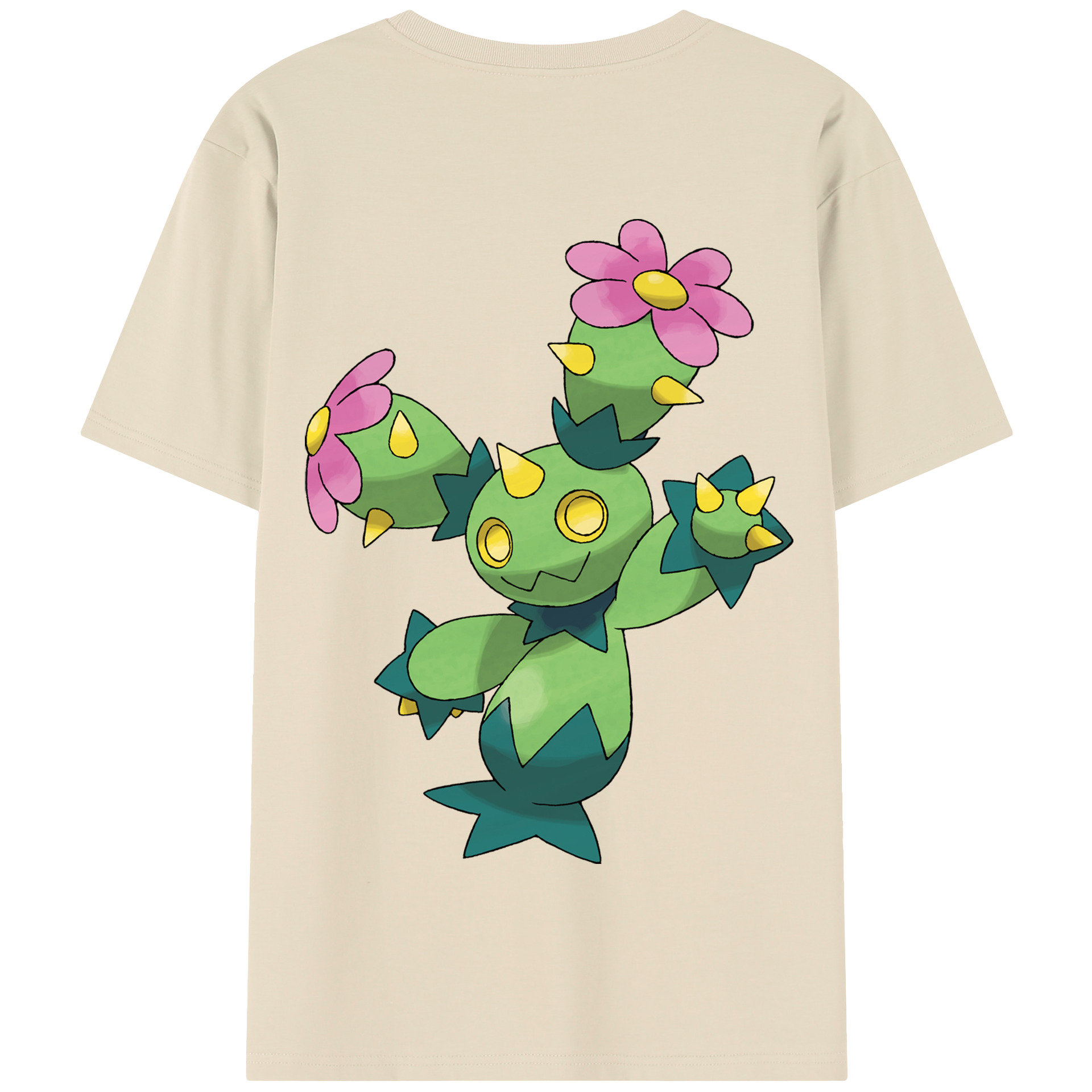（画像用） ポケットモンスター Pokémon 綿100％半袖Tシャツ（背面プリント）