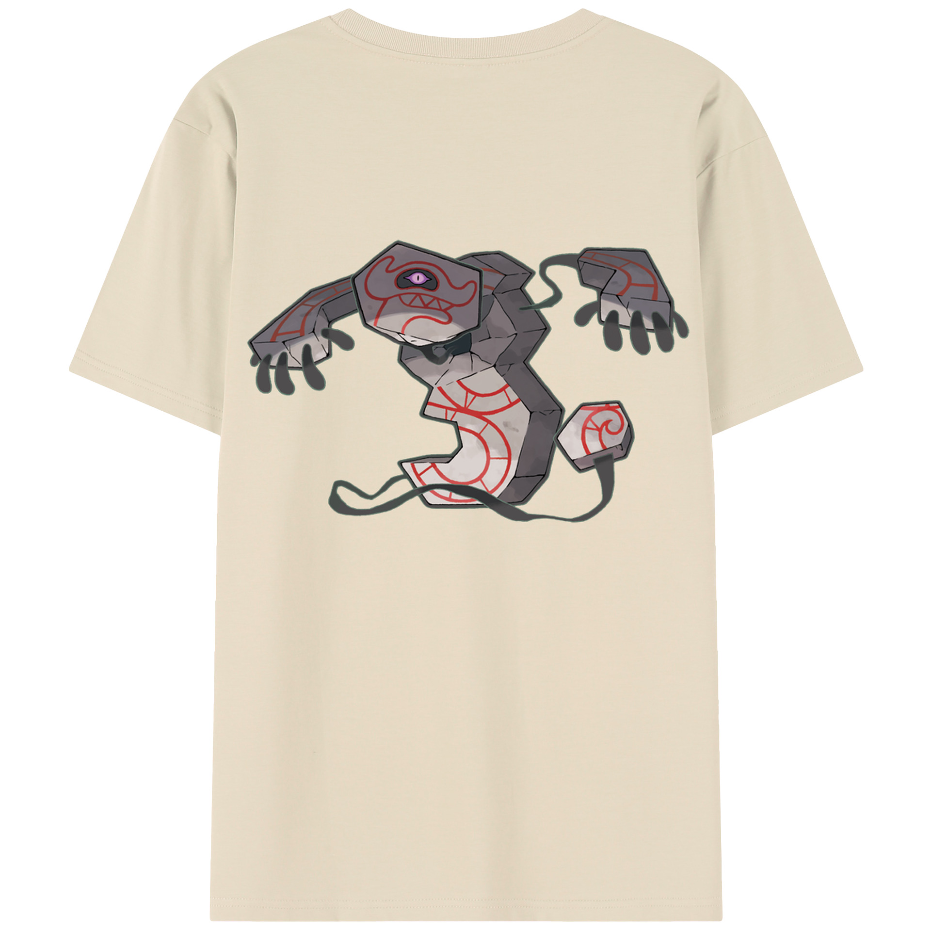 （画像用） ポケットモンスター Pokémon 綿100％半袖Tシャツ（背面プリント）