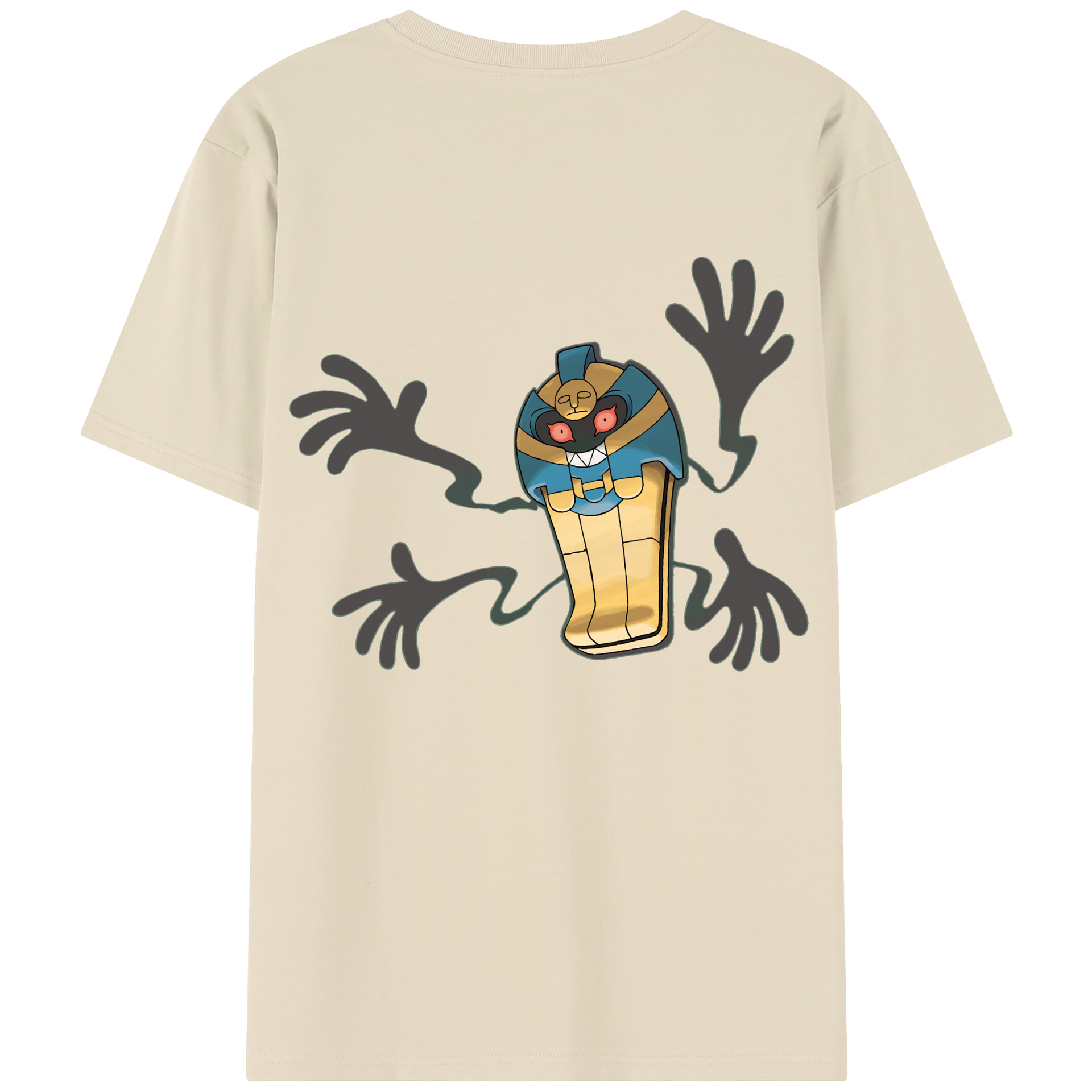 （画像用） ポケットモンスター Pokémon 綿100％半袖Tシャツ（背面プリント）