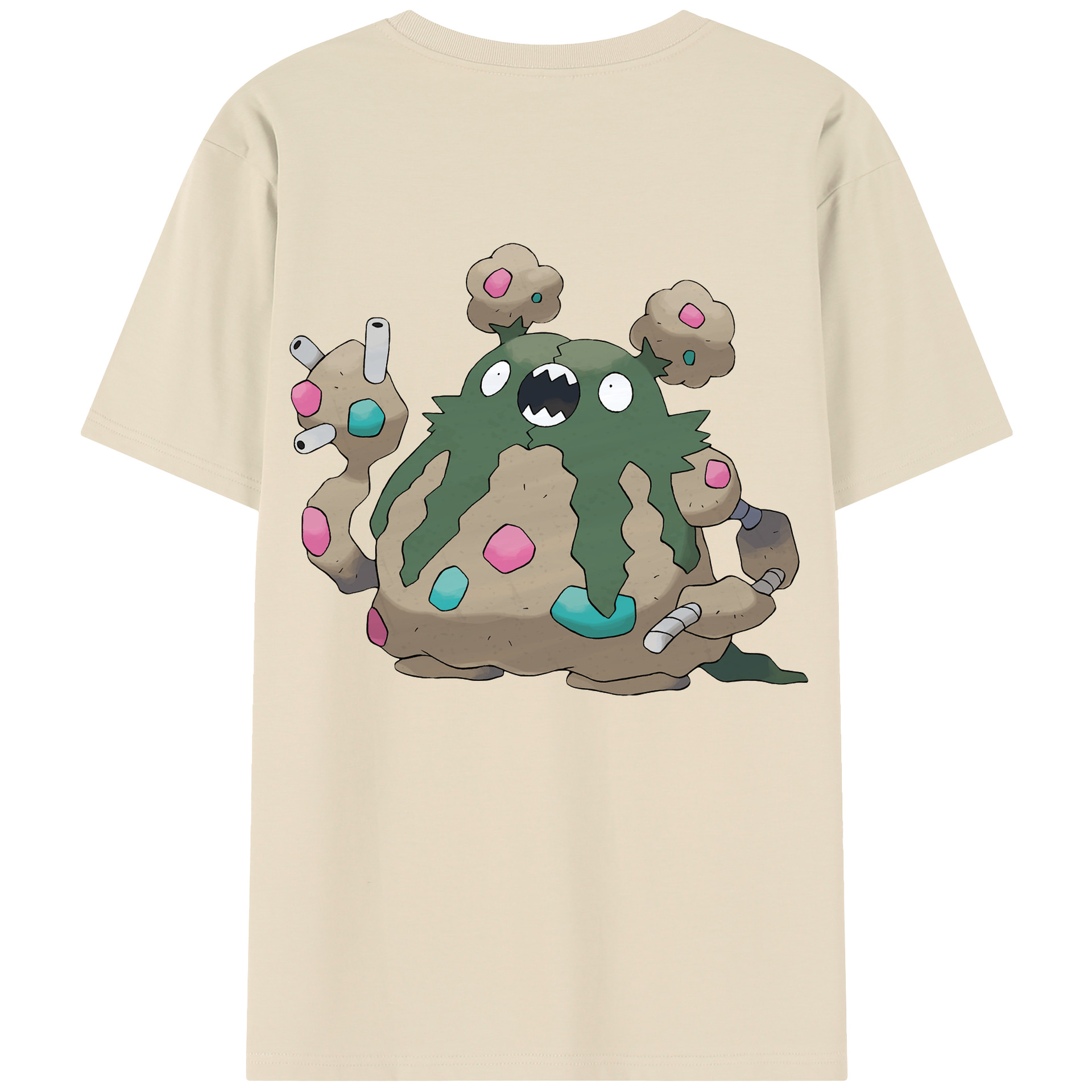 （画像用） ポケットモンスター Pokémon 綿100％半袖Tシャツ（背面プリント）