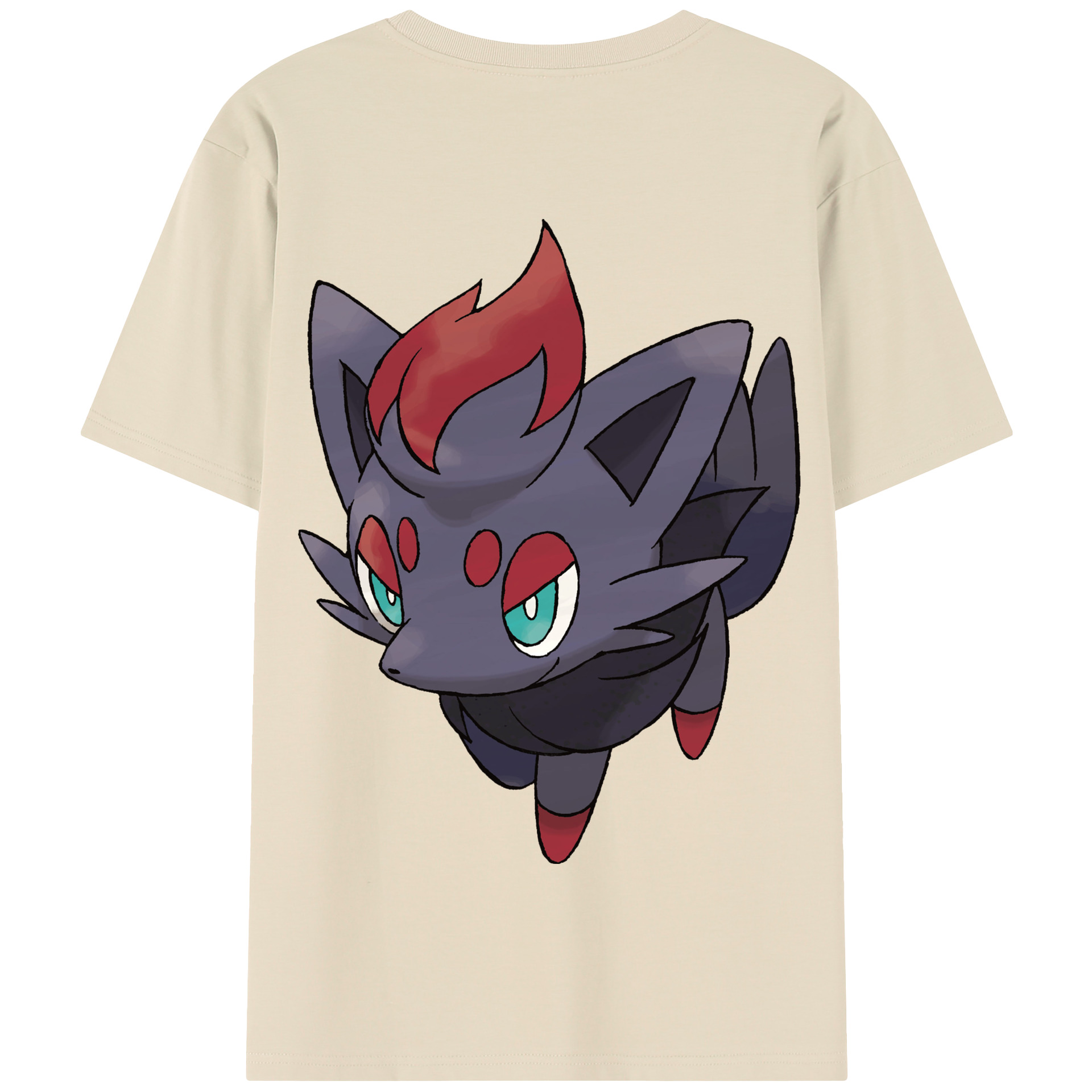 （画像用） ポケットモンスター Pokémon 綿100％半袖Tシャツ（背面プリント）