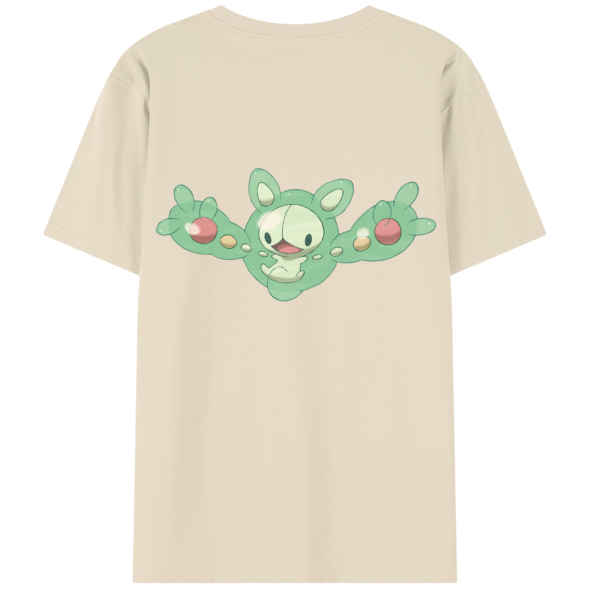 （画像用） ポケットモンスター Pokémon 綿100％半袖Tシャツ（背面プリント）