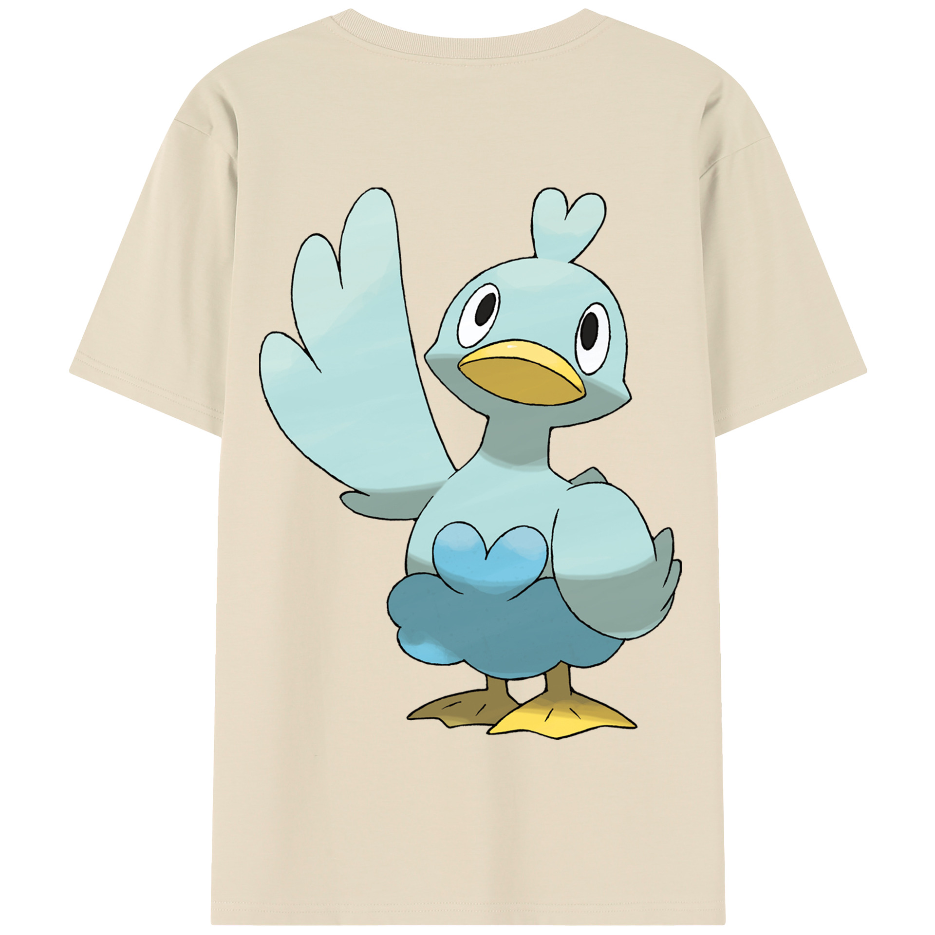 （画像用） ポケットモンスター Pokémon 綿100％半袖Tシャツ（背面プリント）