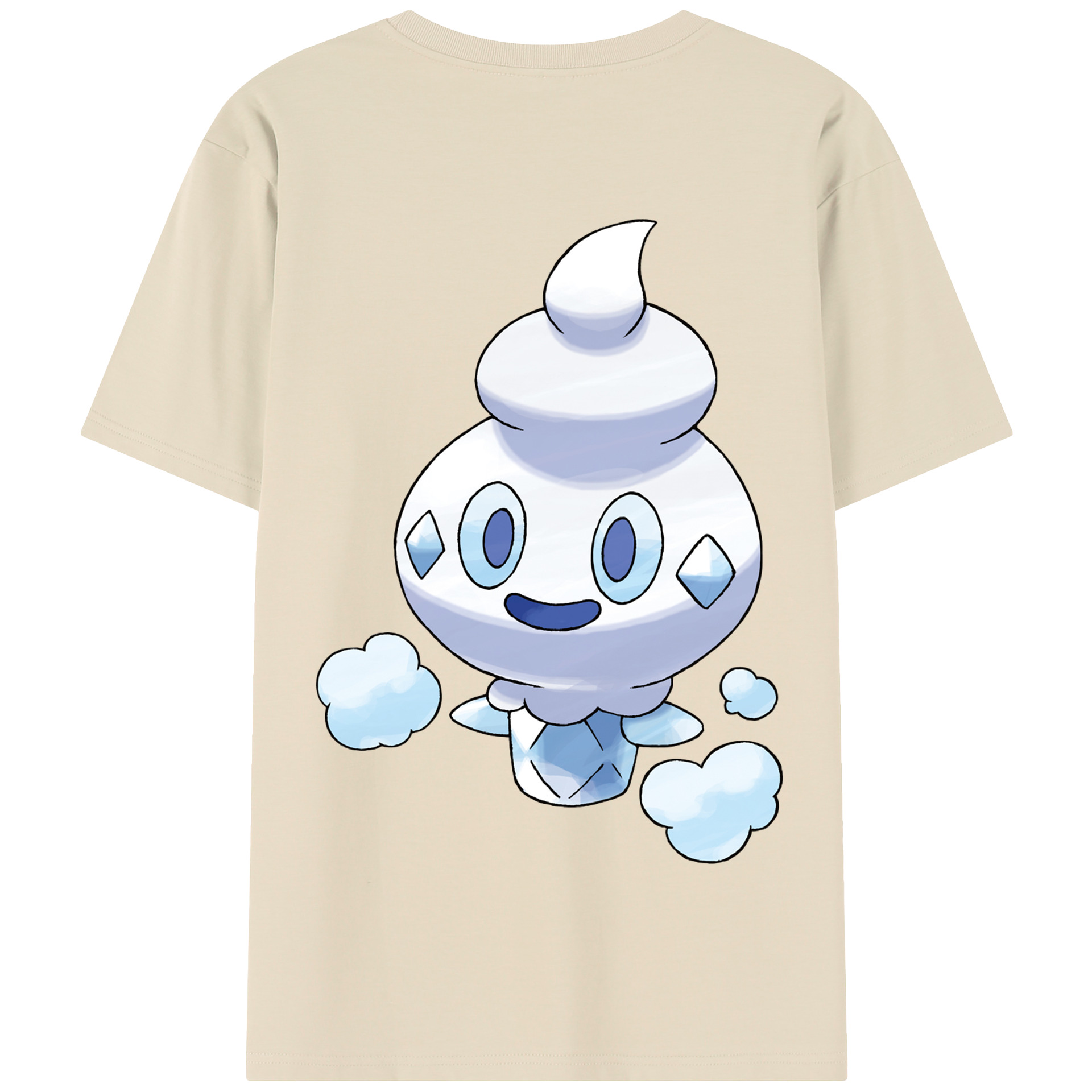 （画像用） ポケットモンスター Pokémon 綿100％半袖Tシャツ（背面プリント）
