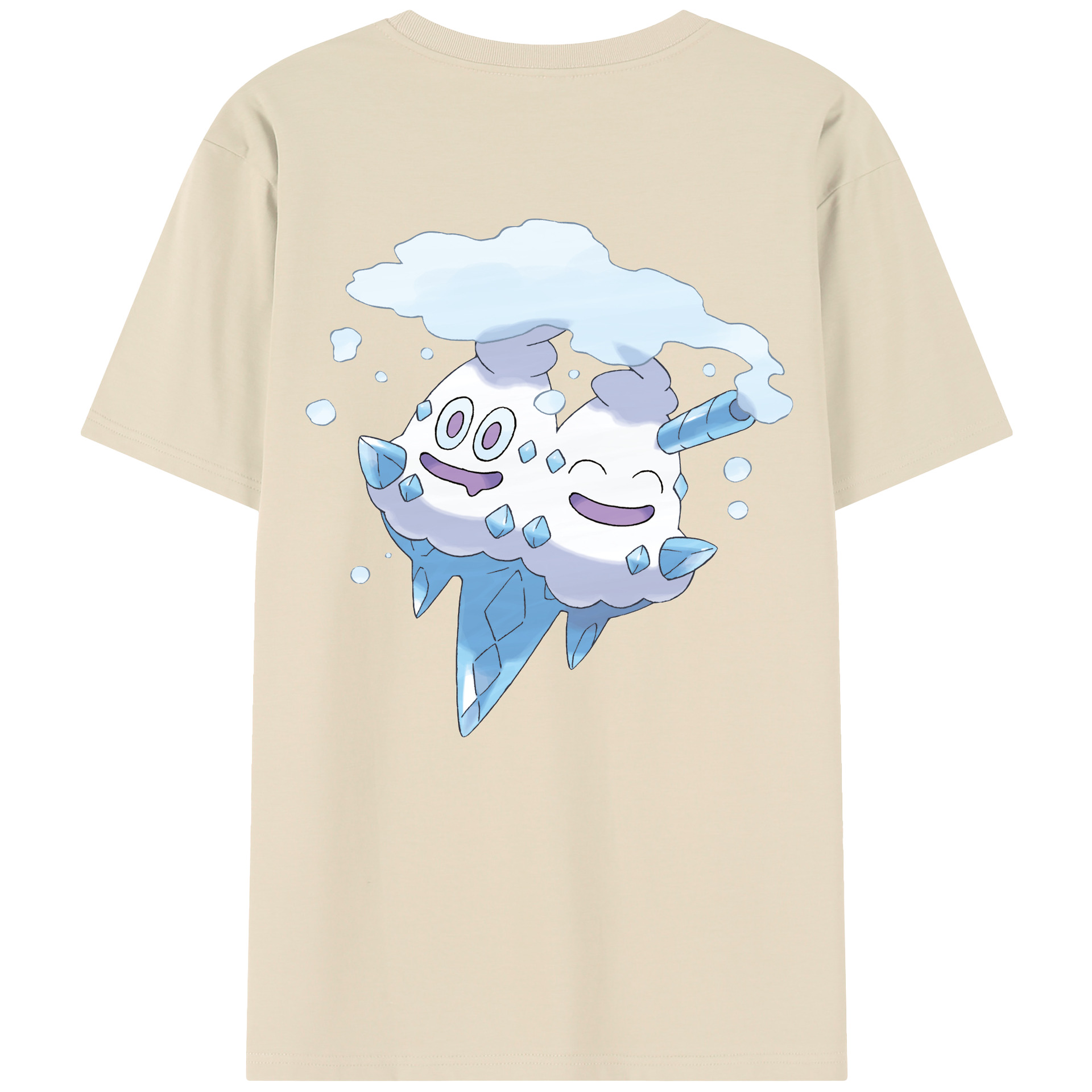 （画像用） ポケットモンスター Pokémon 綿100％半袖Tシャツ（背面プリント）