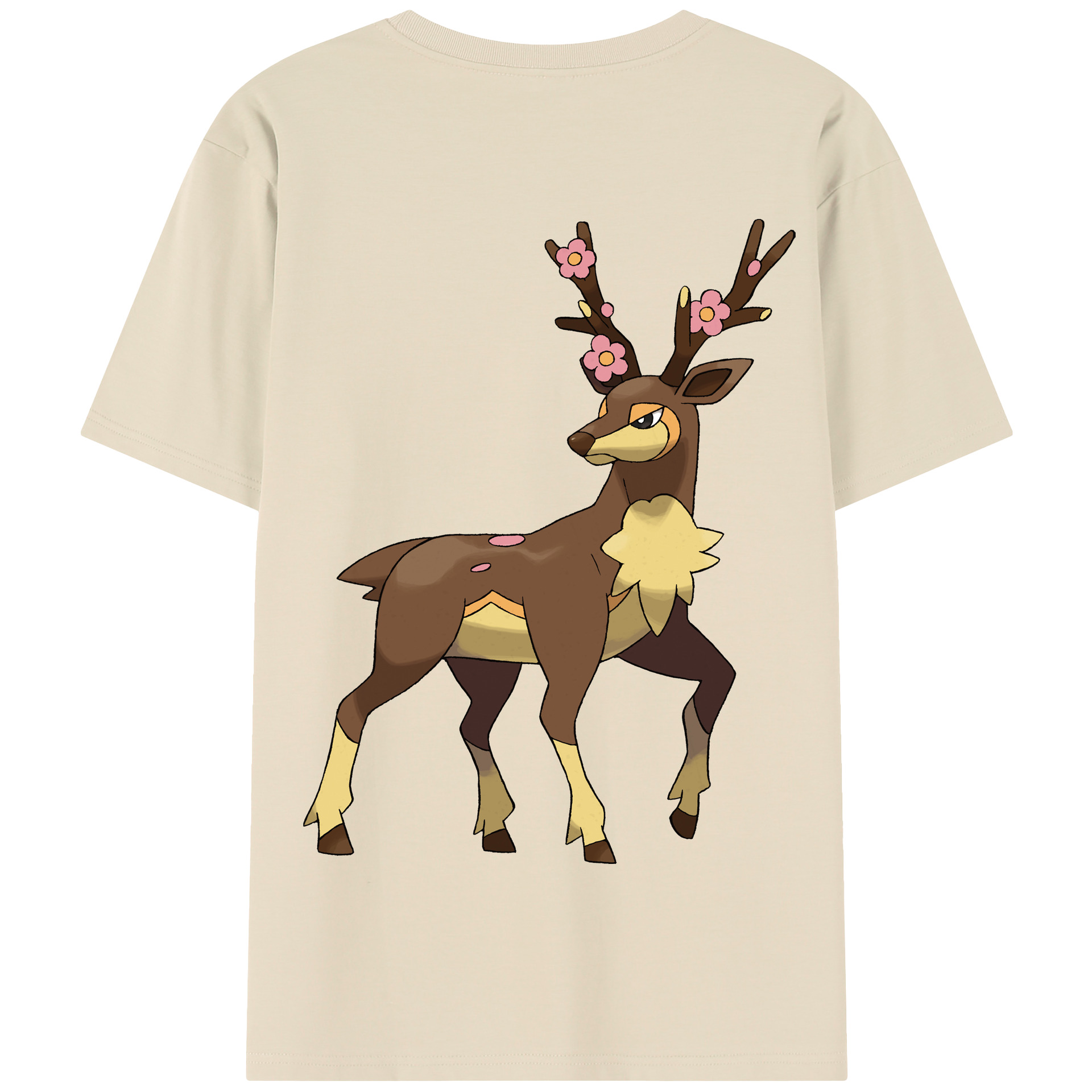 （画像用） ポケットモンスター Pokémon 綿100％半袖Tシャツ（背面プリント）