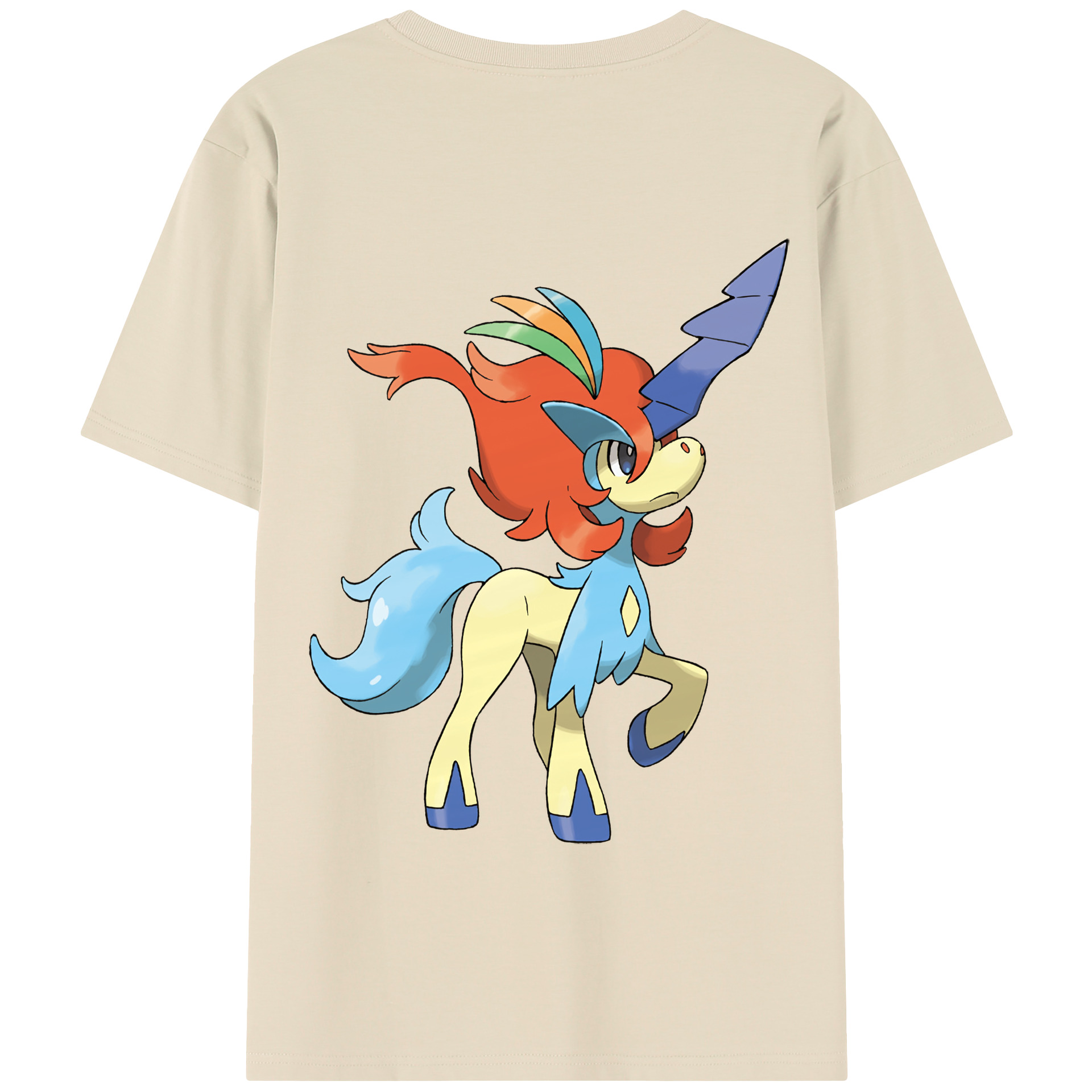 （画像用） ポケットモンスター Pokémon 綿100％半袖Tシャツ（背面プリント）