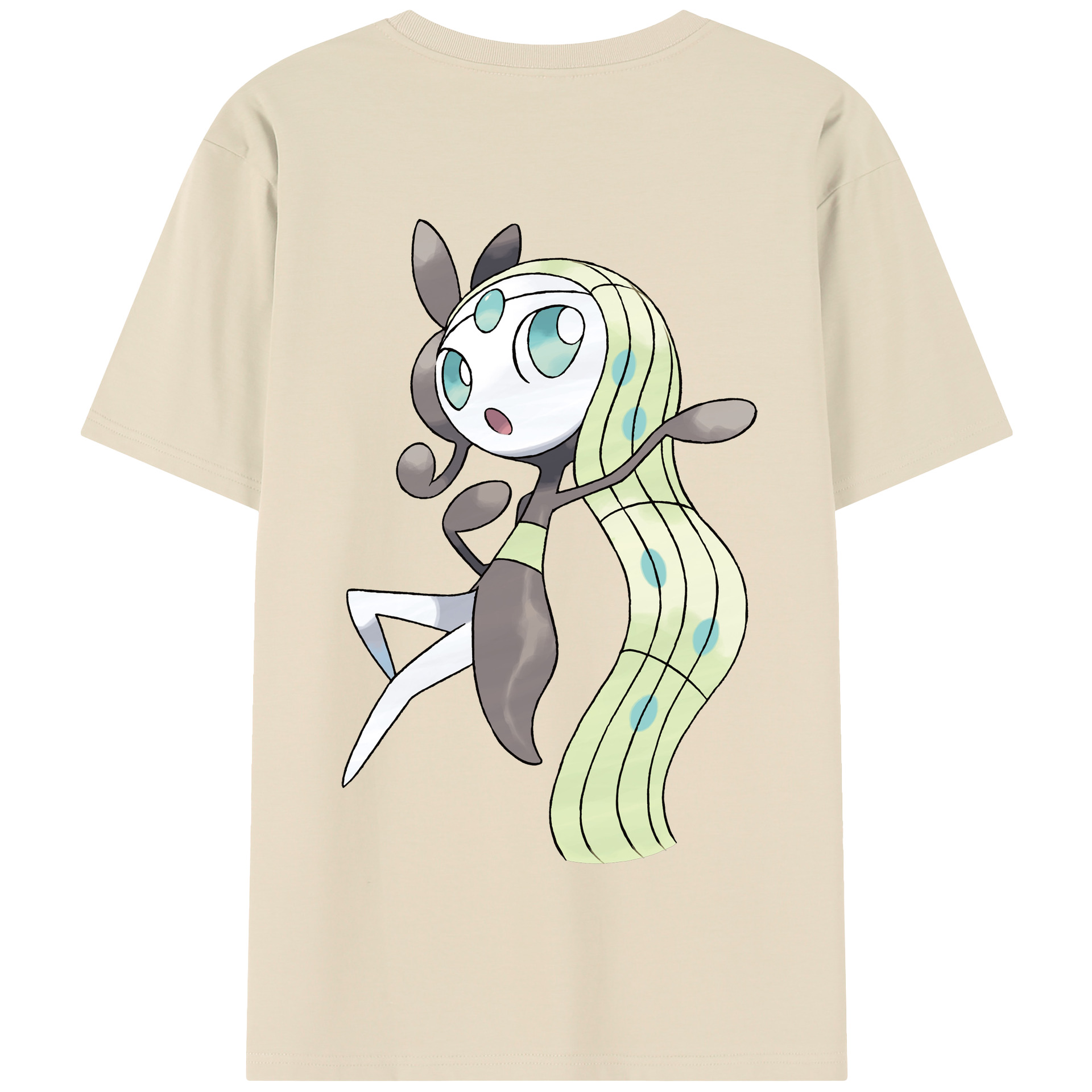 （画像用） ポケットモンスター Pokémon 綿100％半袖Tシャツ（背面プリント）