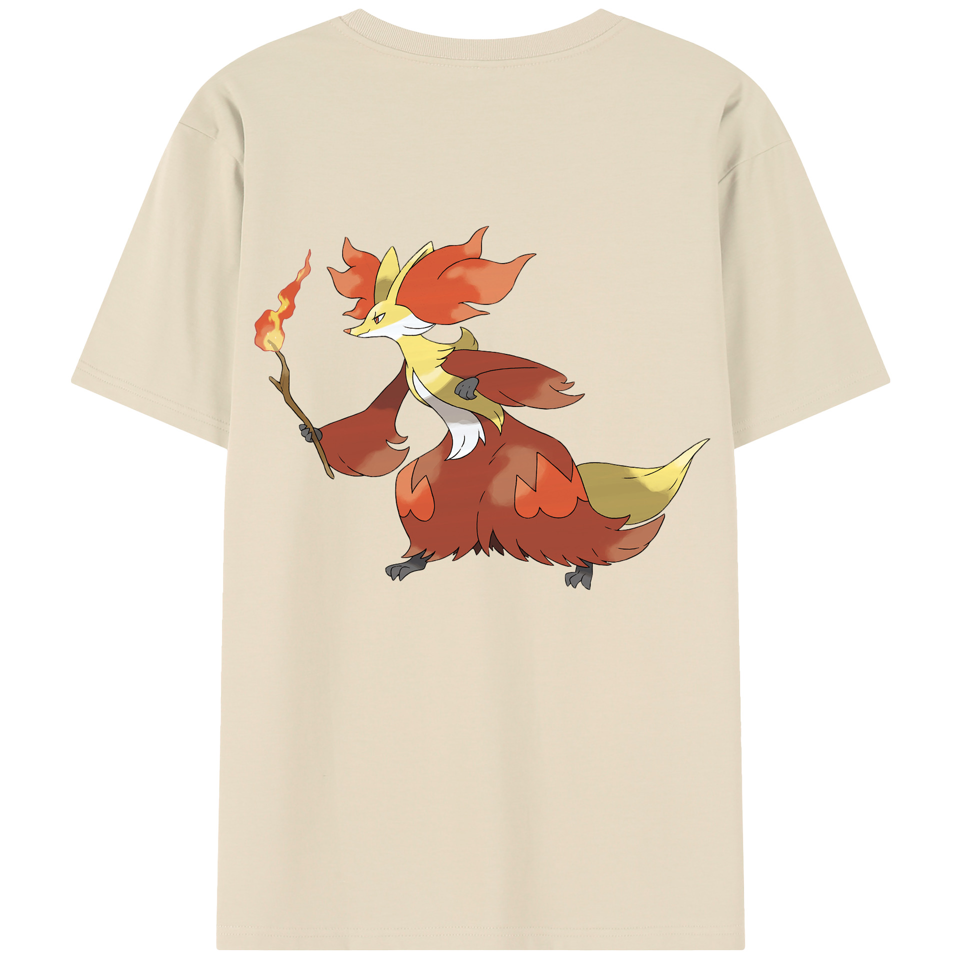（画像用） ポケットモンスター Pokémon 綿100％半袖Tシャツ（背面プリント）