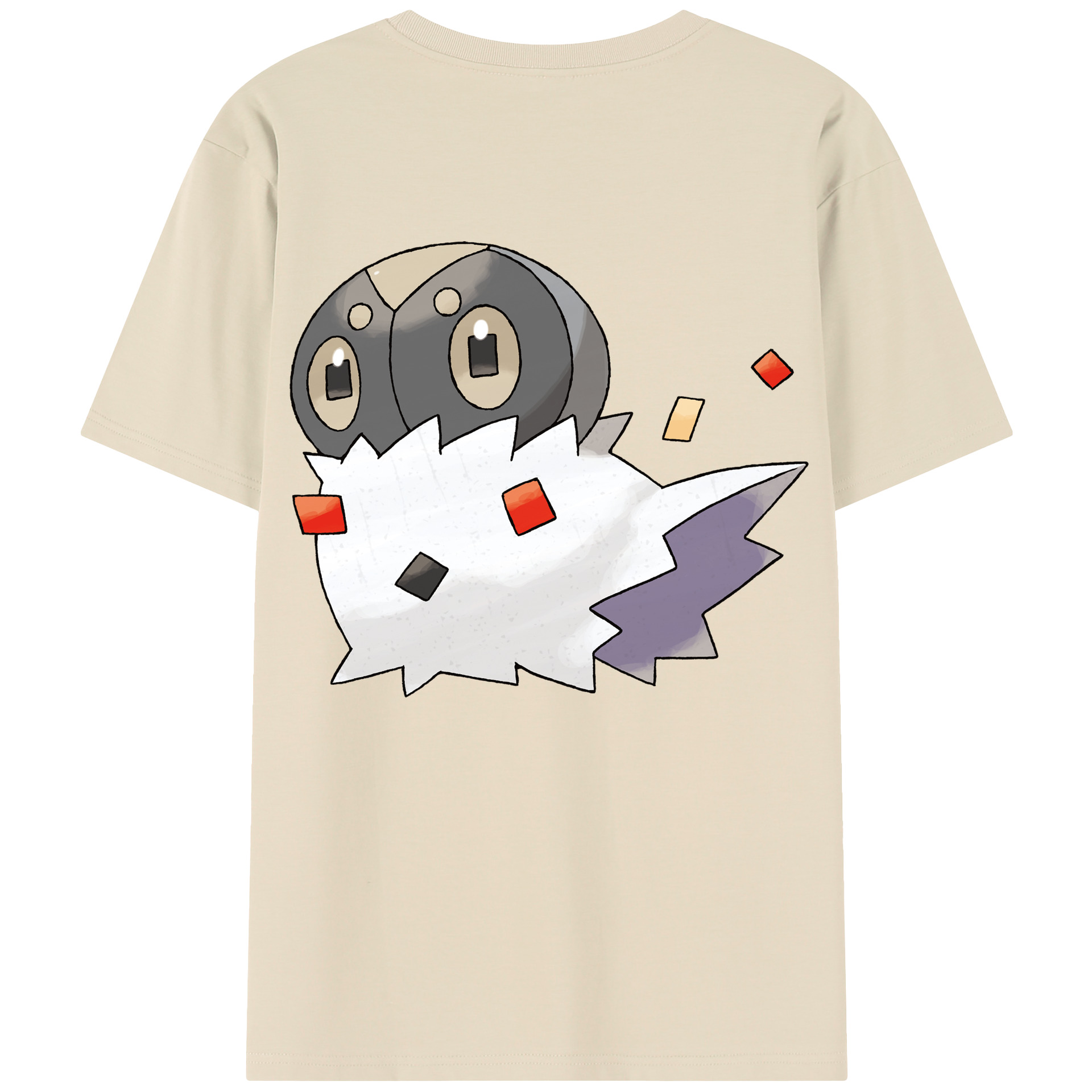（画像用） ポケットモンスター Pokémon 綿100％半袖Tシャツ（背面プリント）
