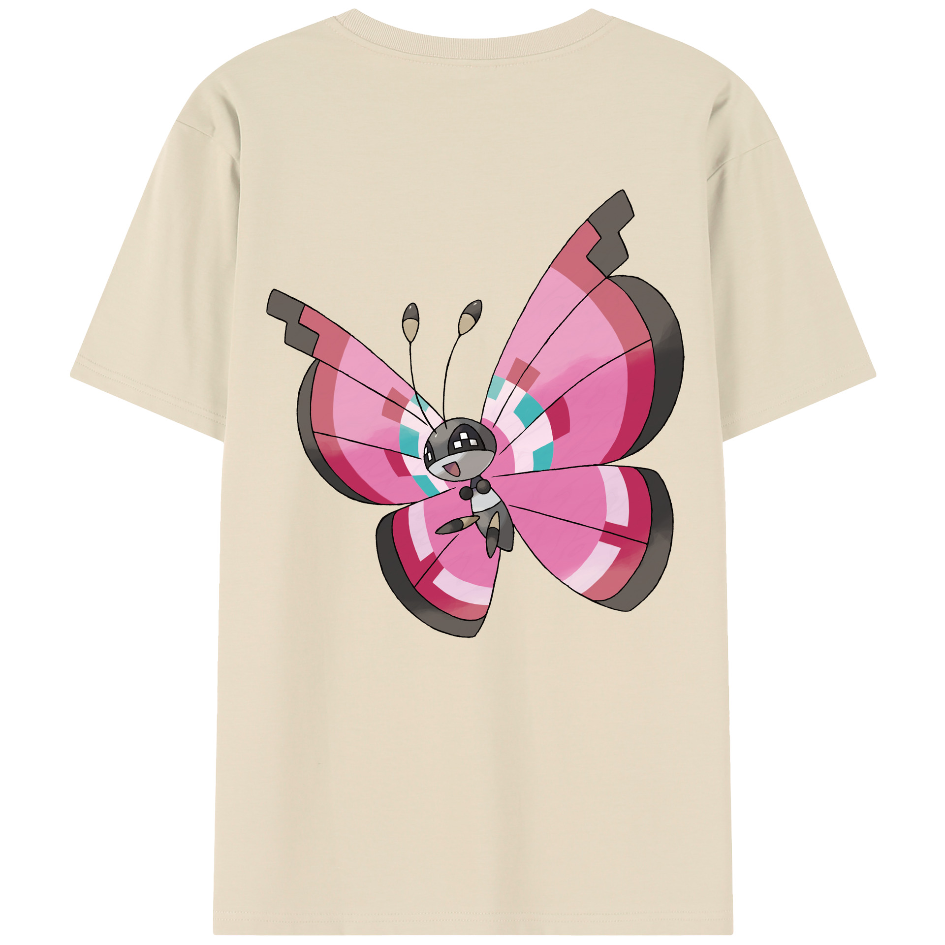 （画像用） ポケットモンスター Pokémon 綿100％半袖Tシャツ（背面プリント）