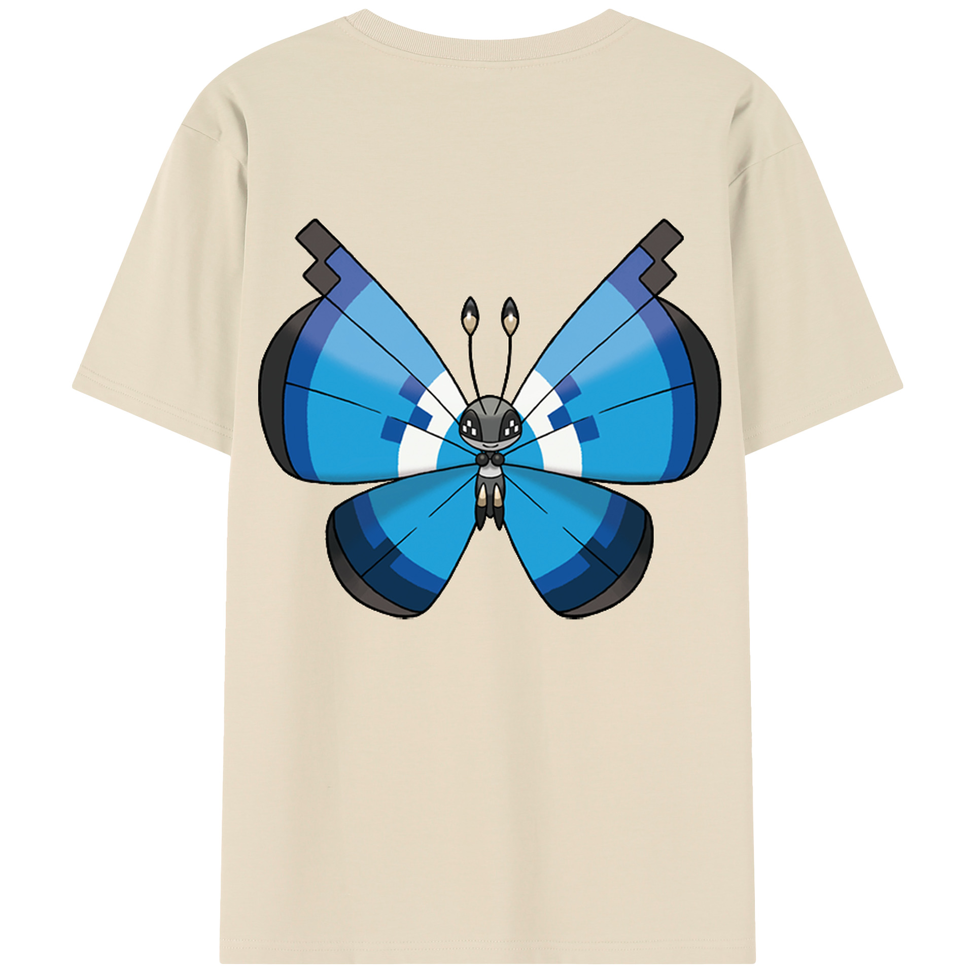 （画像用） ポケットモンスター Pokémon 綿100％半袖Tシャツ（背面プリント）
