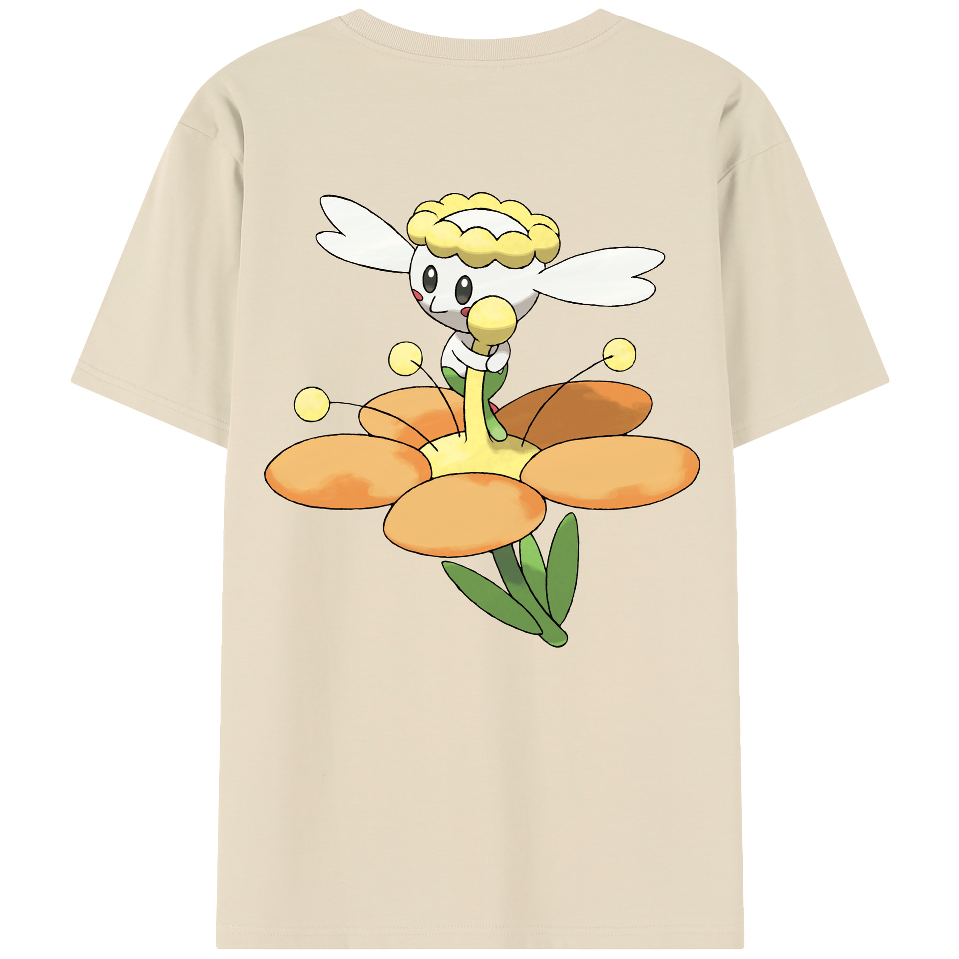 （画像用） ポケットモンスター Pokémon 綿100％半袖Tシャツ（背面プリント）