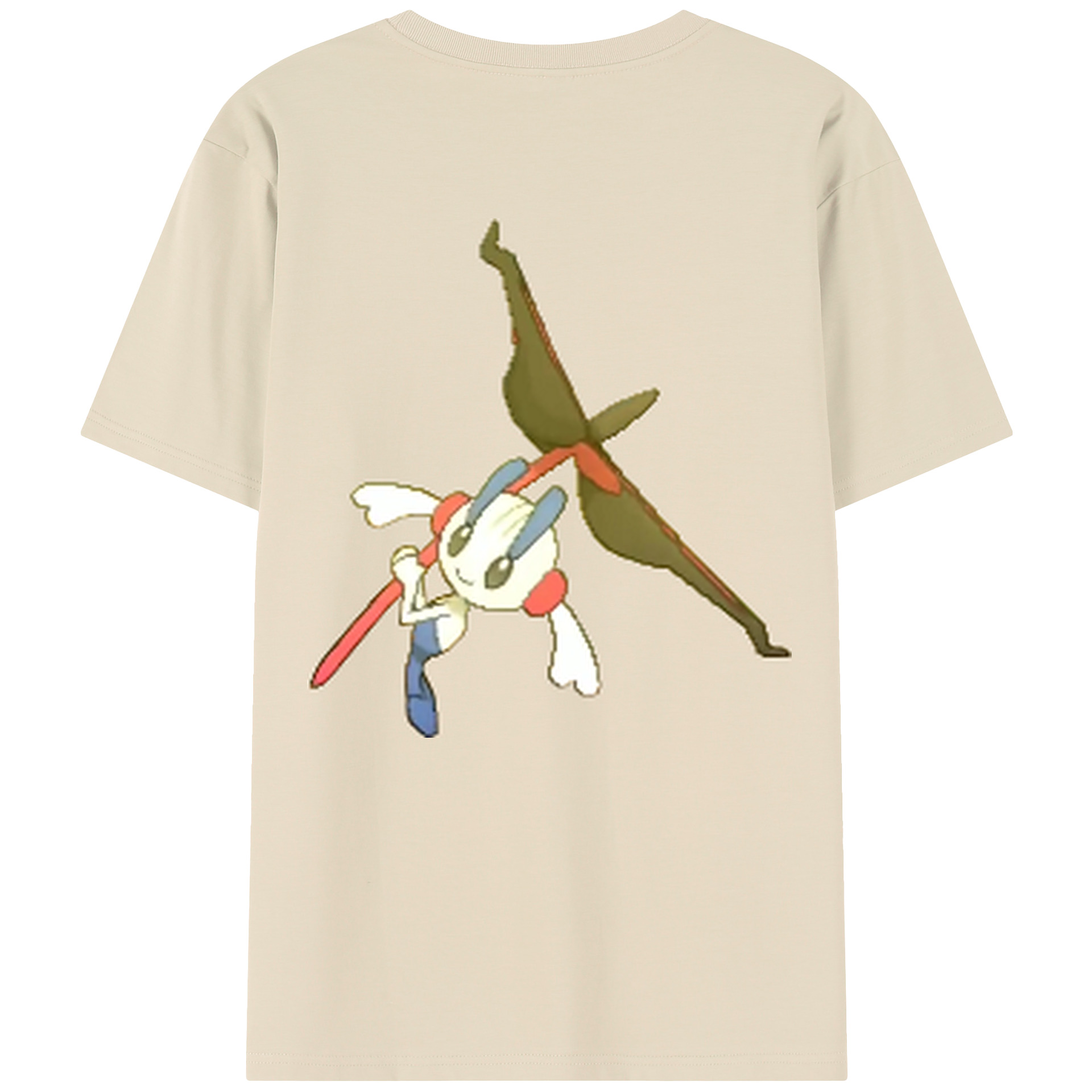 （画像用） ポケットモンスター Pokémon 綿100％半袖Tシャツ（背面プリント）