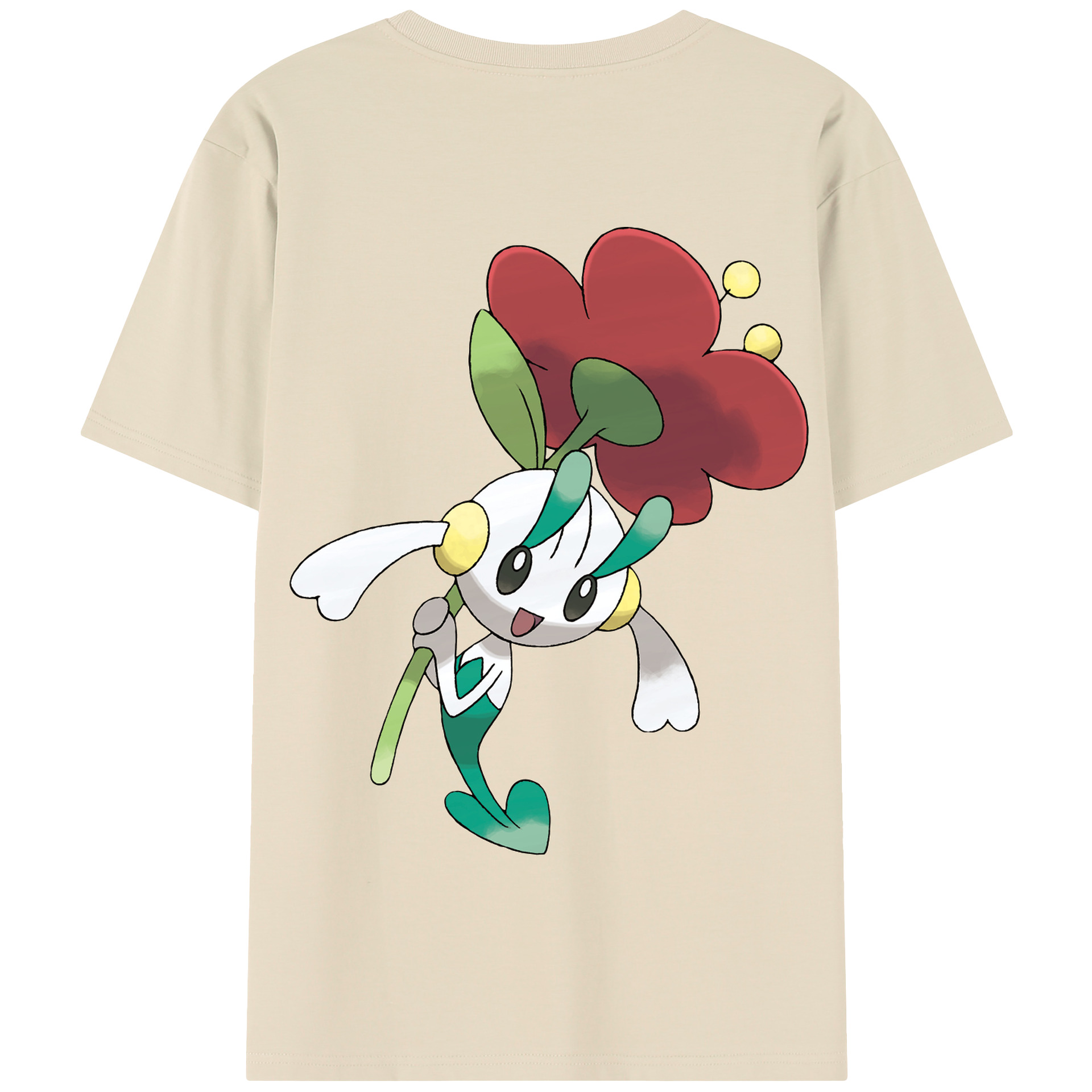 （画像用） ポケットモンスター Pokémon 綿100％半袖Tシャツ（背面プリント）