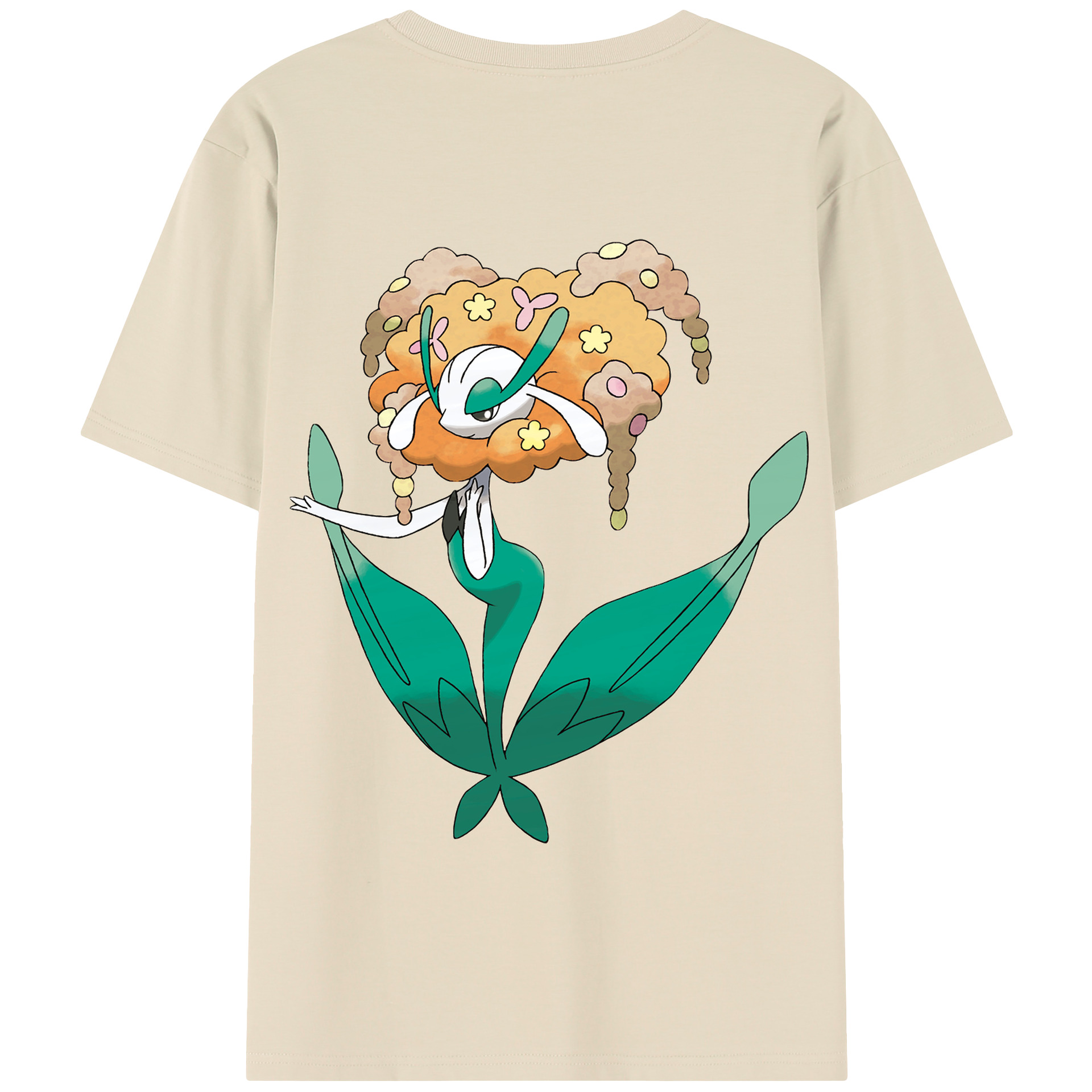 （画像用） ポケットモンスター Pokémon 綿100％半袖Tシャツ（背面プリント）